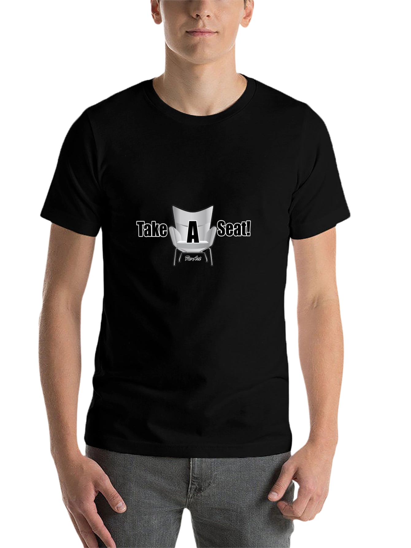 Take A Seat Graphic T-Shirt - Casual Style
