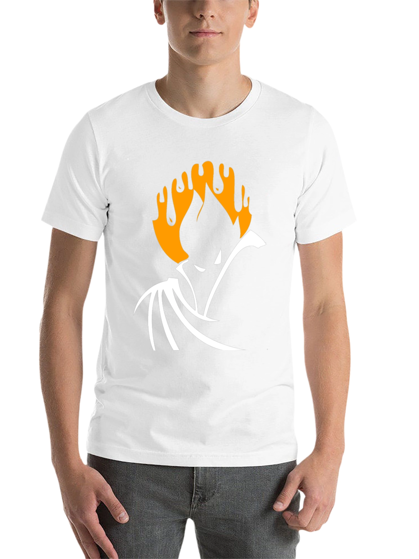 Mens Graphic Tee - Spooky Silhouette Design