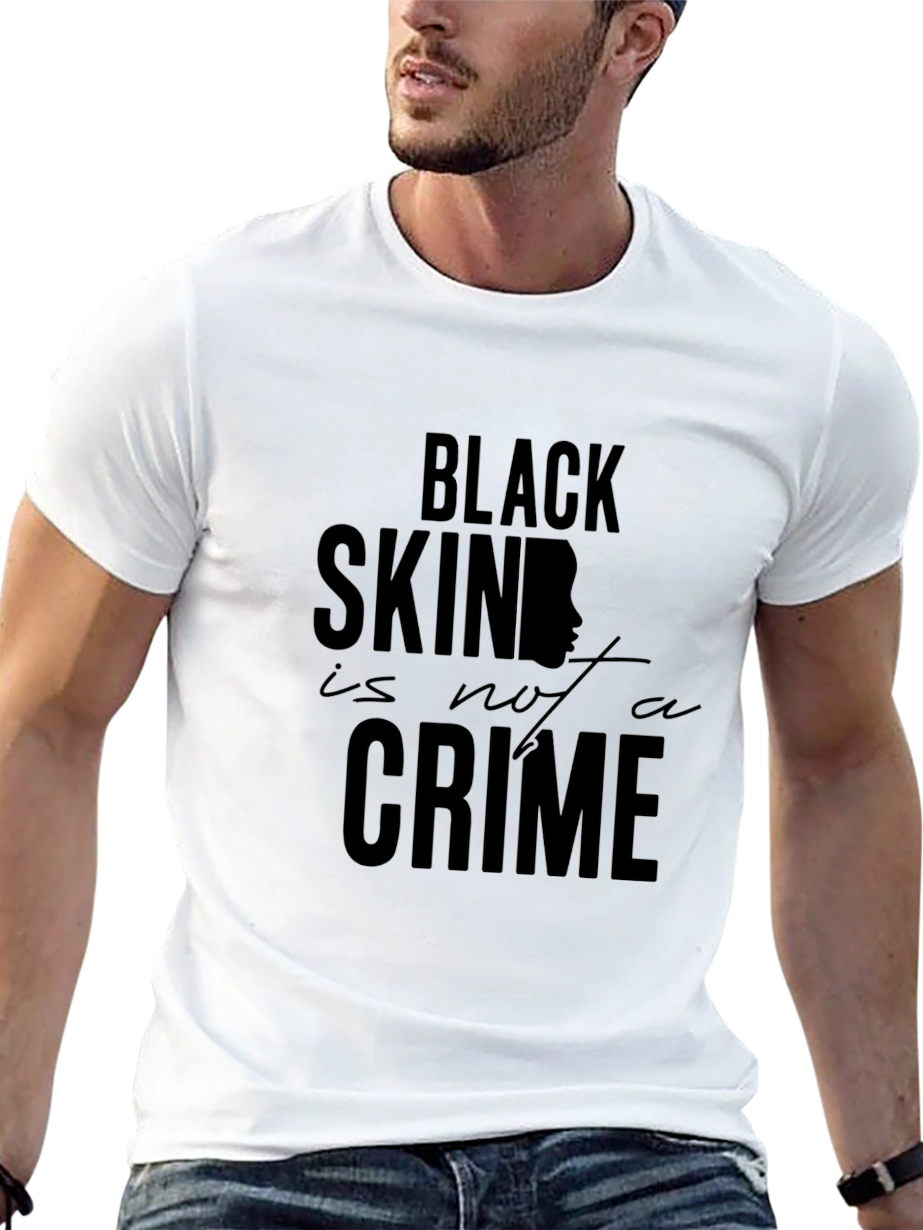 Black Skin Is Not A Crime Graphic Tee