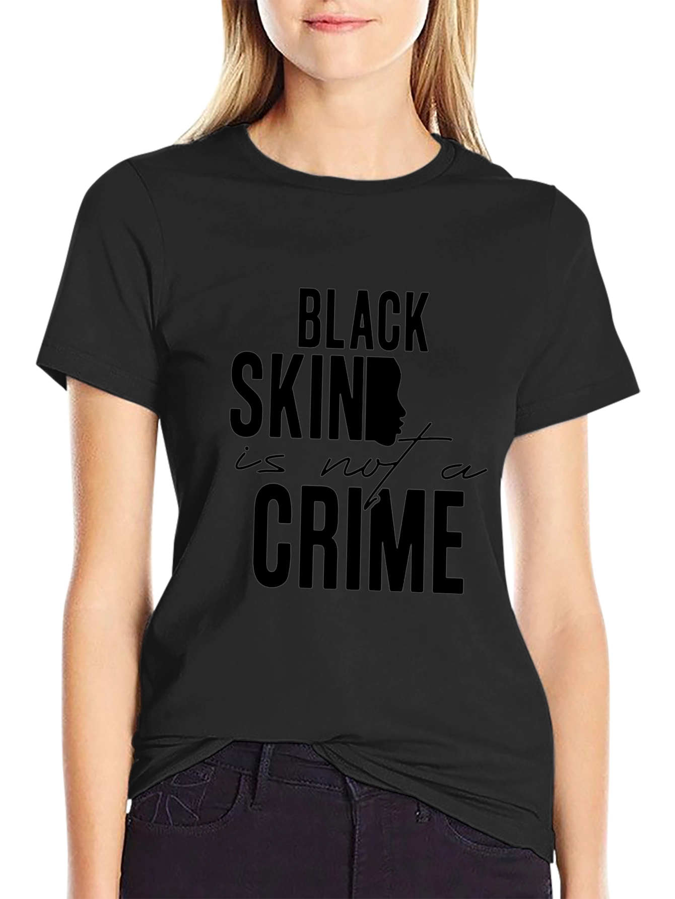 Black Skin Is Not A Crime Graphic Tee