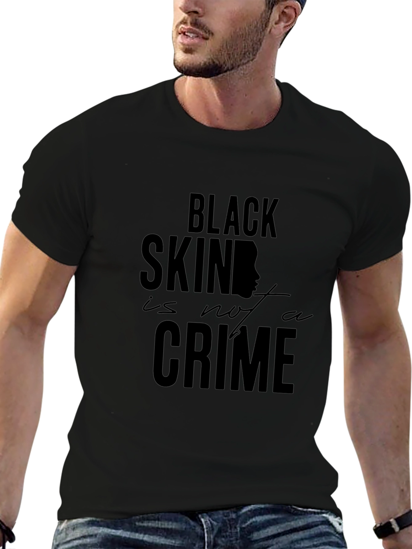 Black Skin Is Not A Crime Graphic Tee