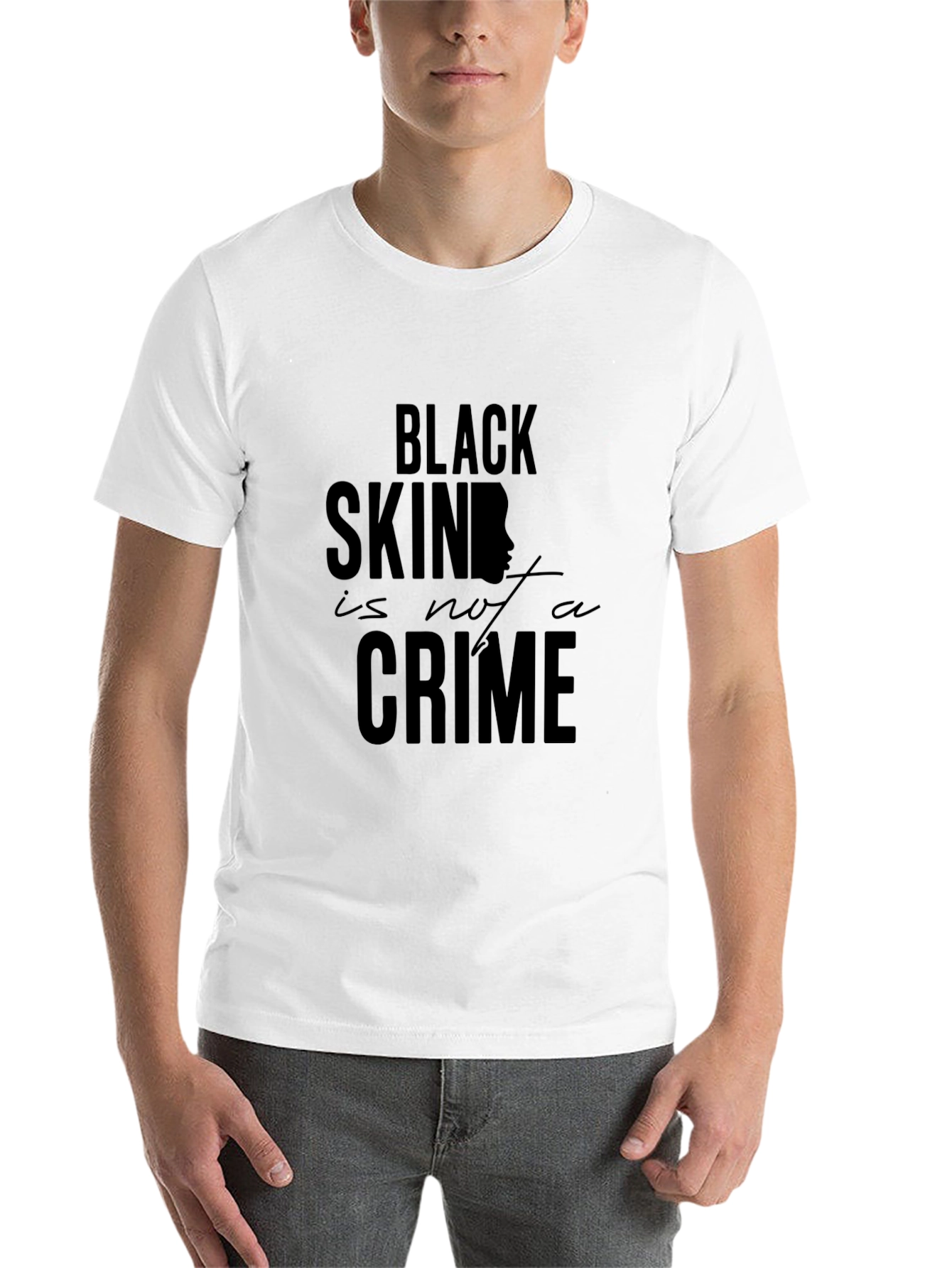 Black Skin Is Not A Crime Graphic Tee