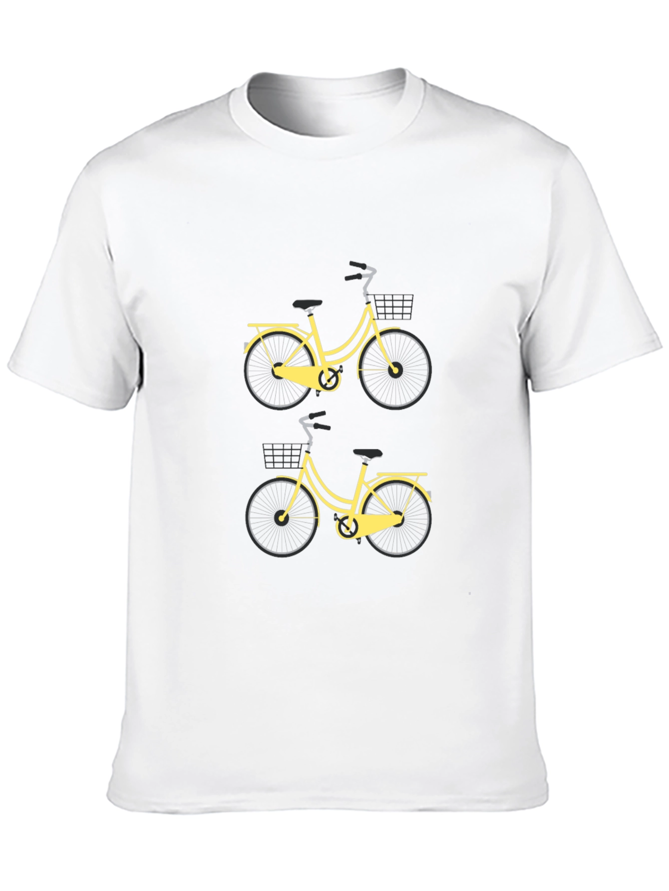 Mens Black Bicycle Graphic Tee - Stylish & Casual
