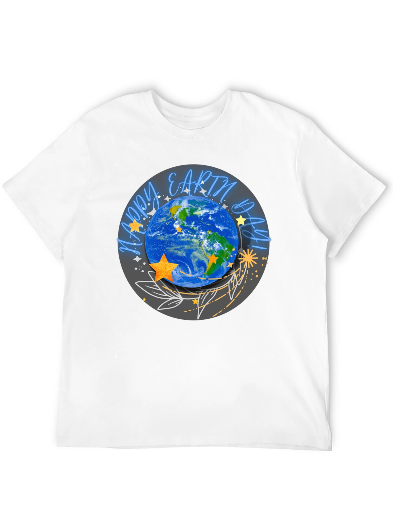 Earth Day Graphic Tee -  Stylish Planet Design