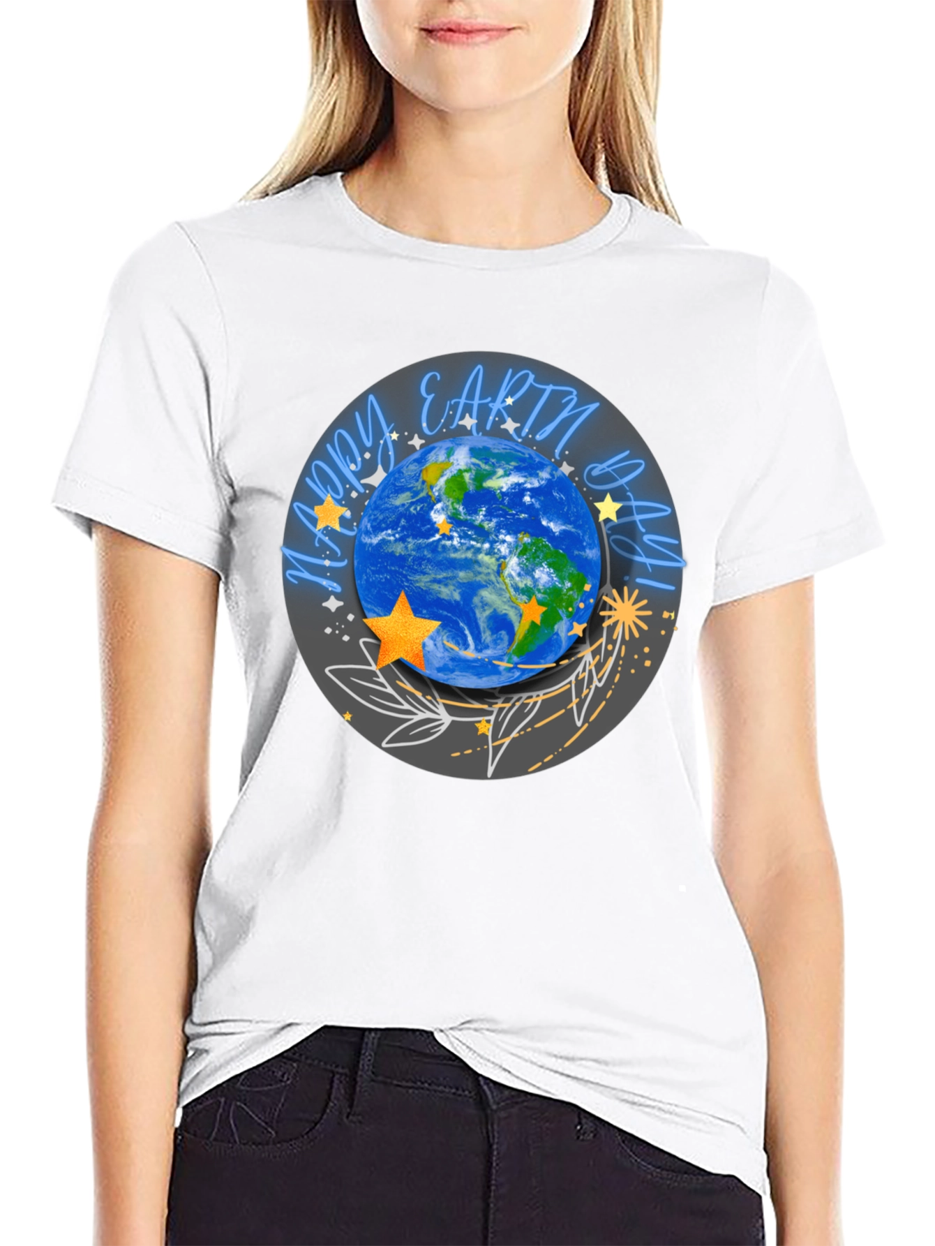 Earth Day Graphic Tee -  Stylish Planet Design