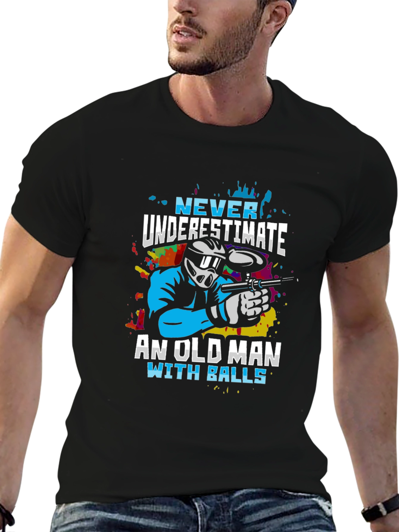 Never Underestimate Old Man T-Shirt