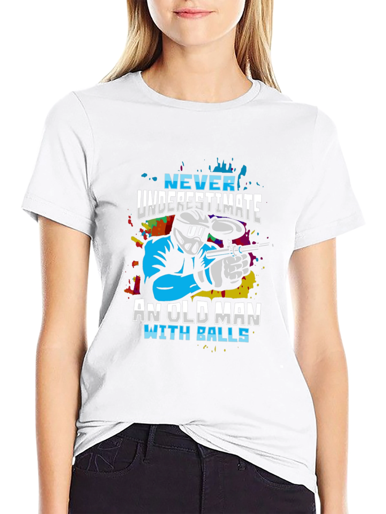 Never Underestimate Old Man T-Shirt