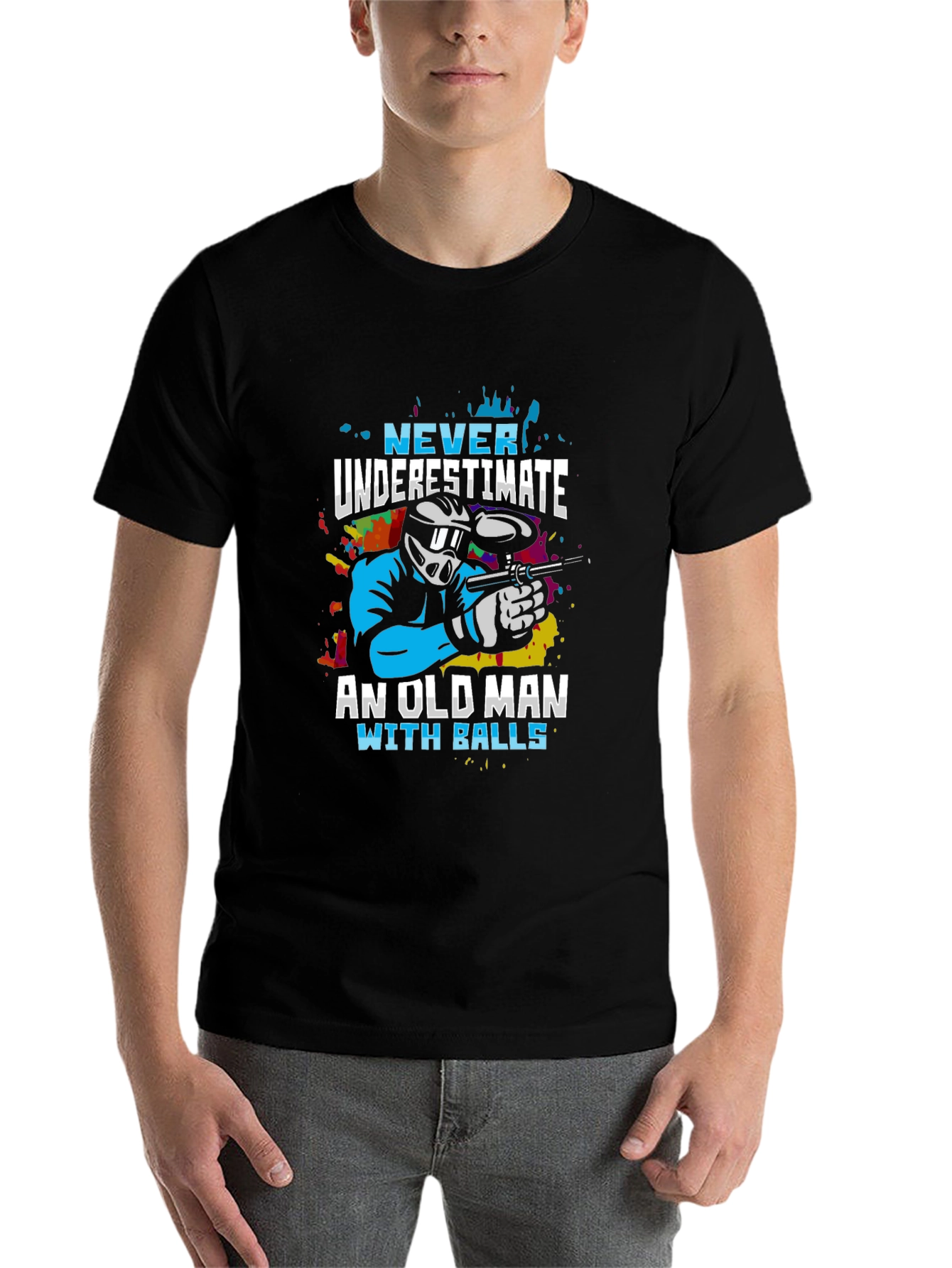 Never Underestimate Old Man T-Shirt