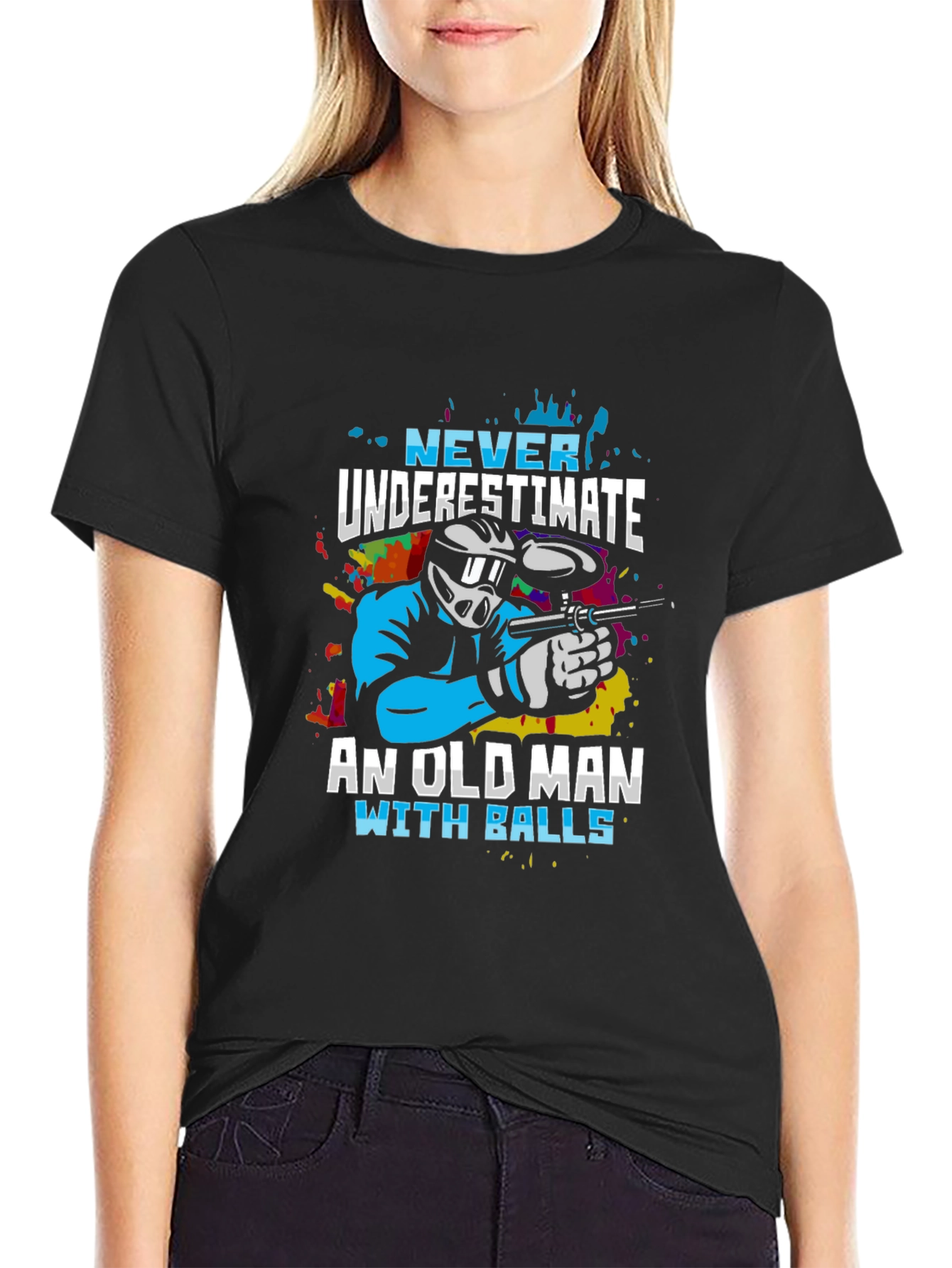 Never Underestimate Old Man T-Shirt