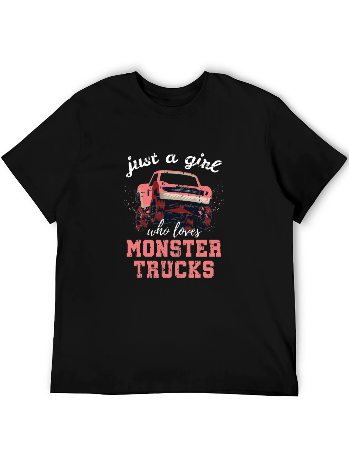 Monster Truck Loving Girls Tee