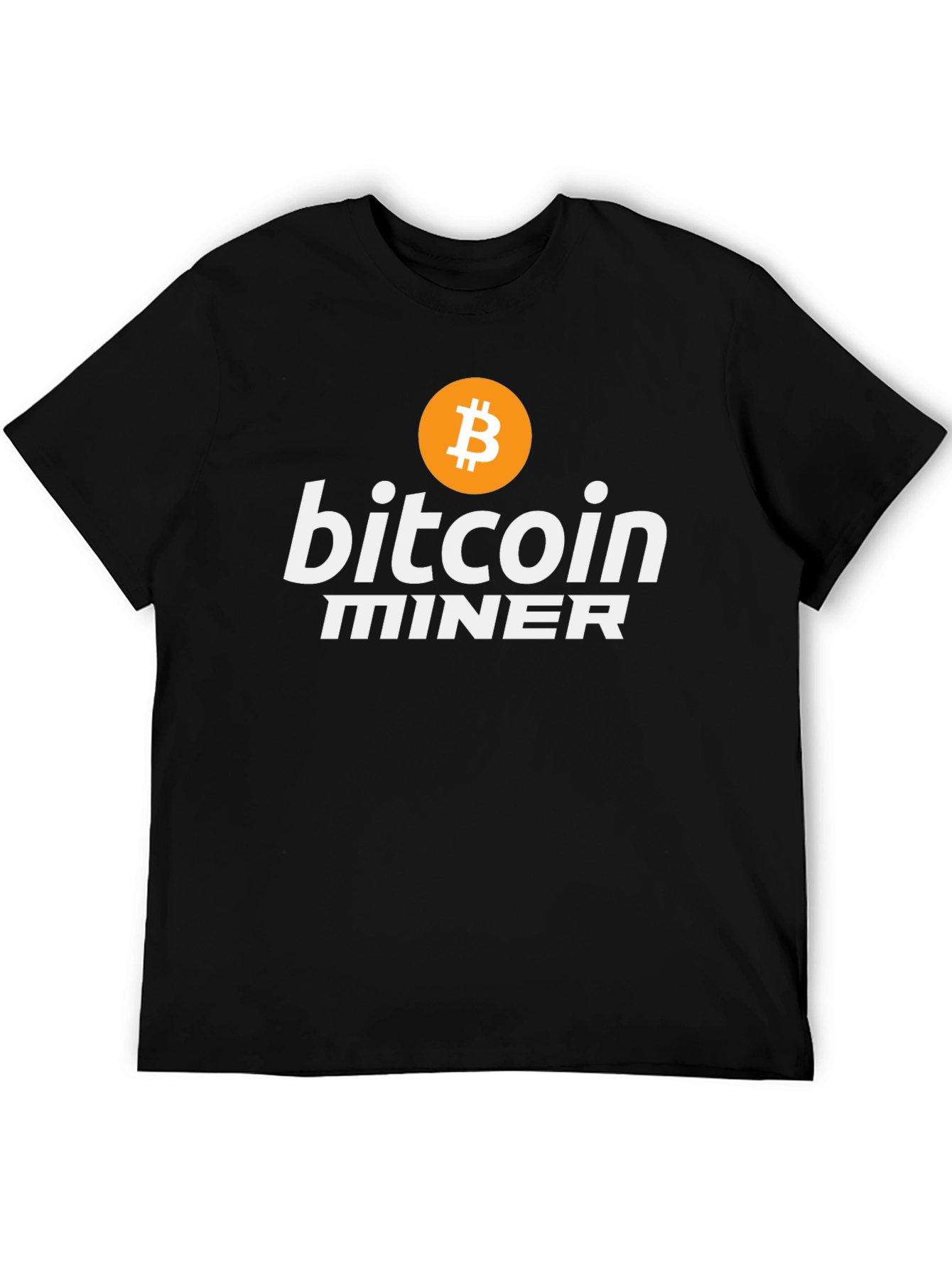 Bitcoin Miner Black T-Shirt