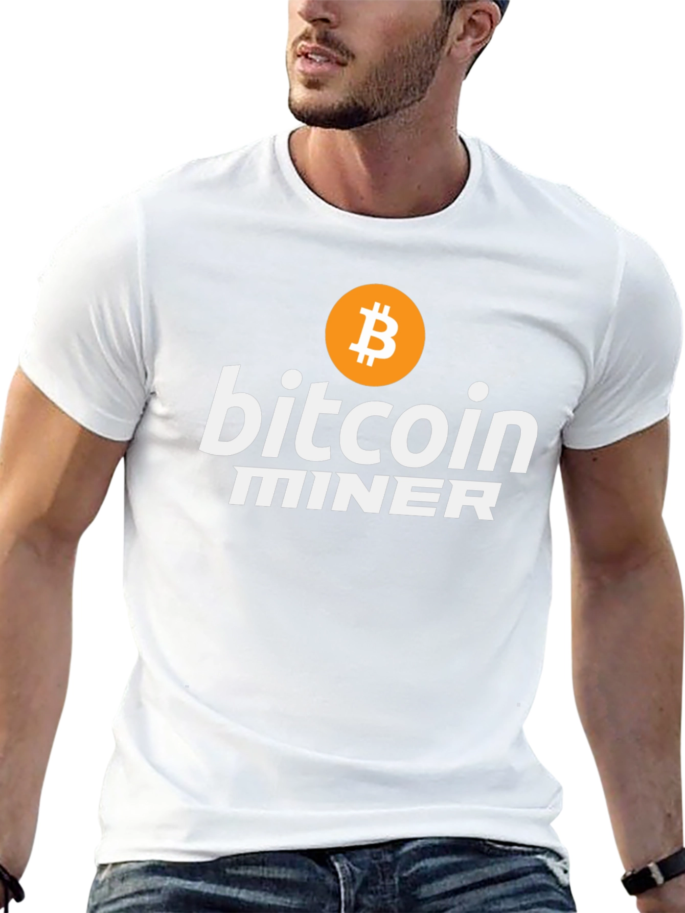 Bitcoin Miner Black T-Shirt