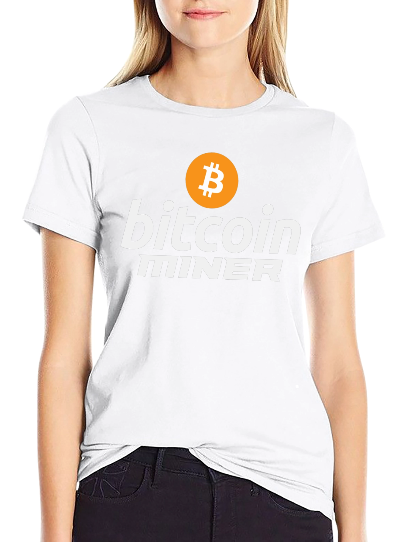 Bitcoin Miner Black T-Shirt
