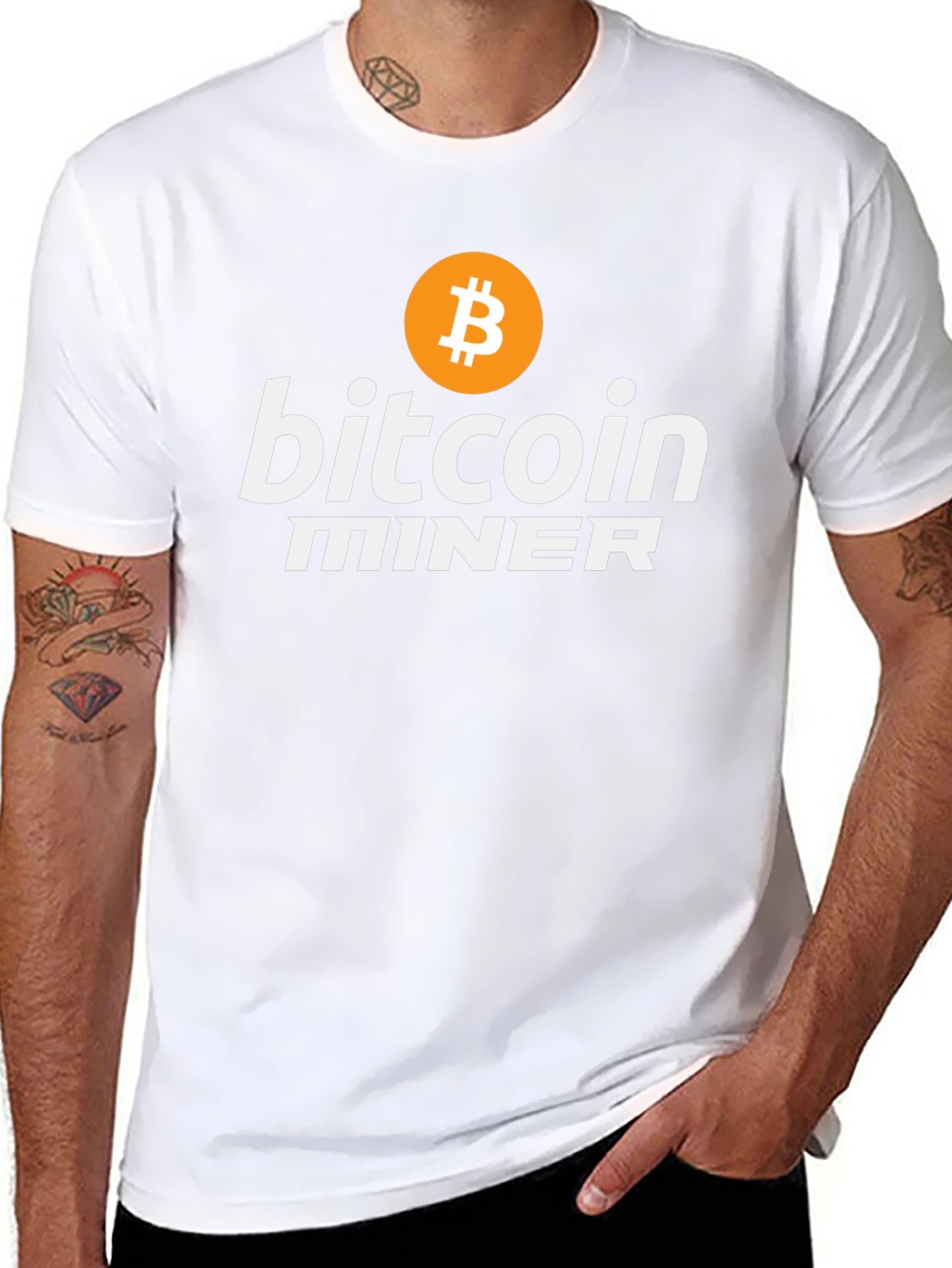 Bitcoin Miner Black T-Shirt