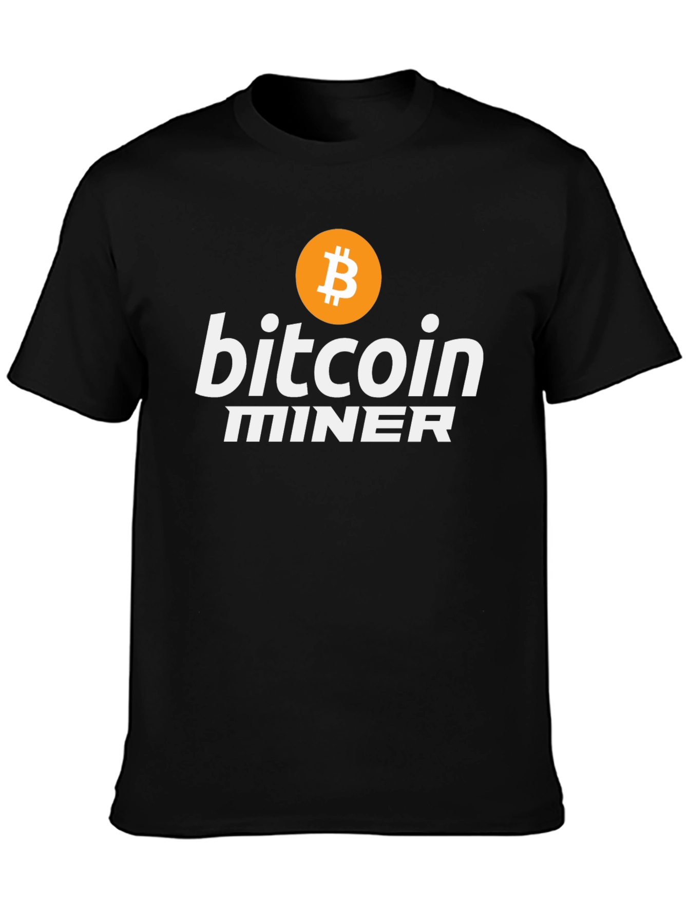 Bitcoin Miner Black T-Shirt