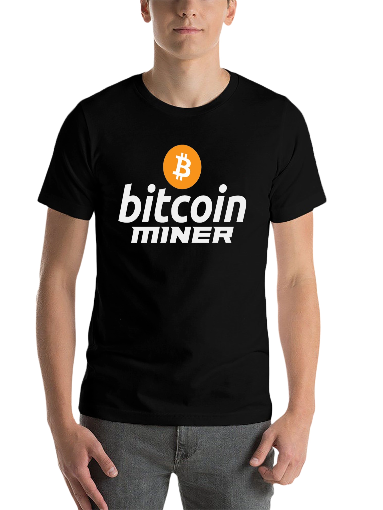 Bitcoin Miner Black T-Shirt