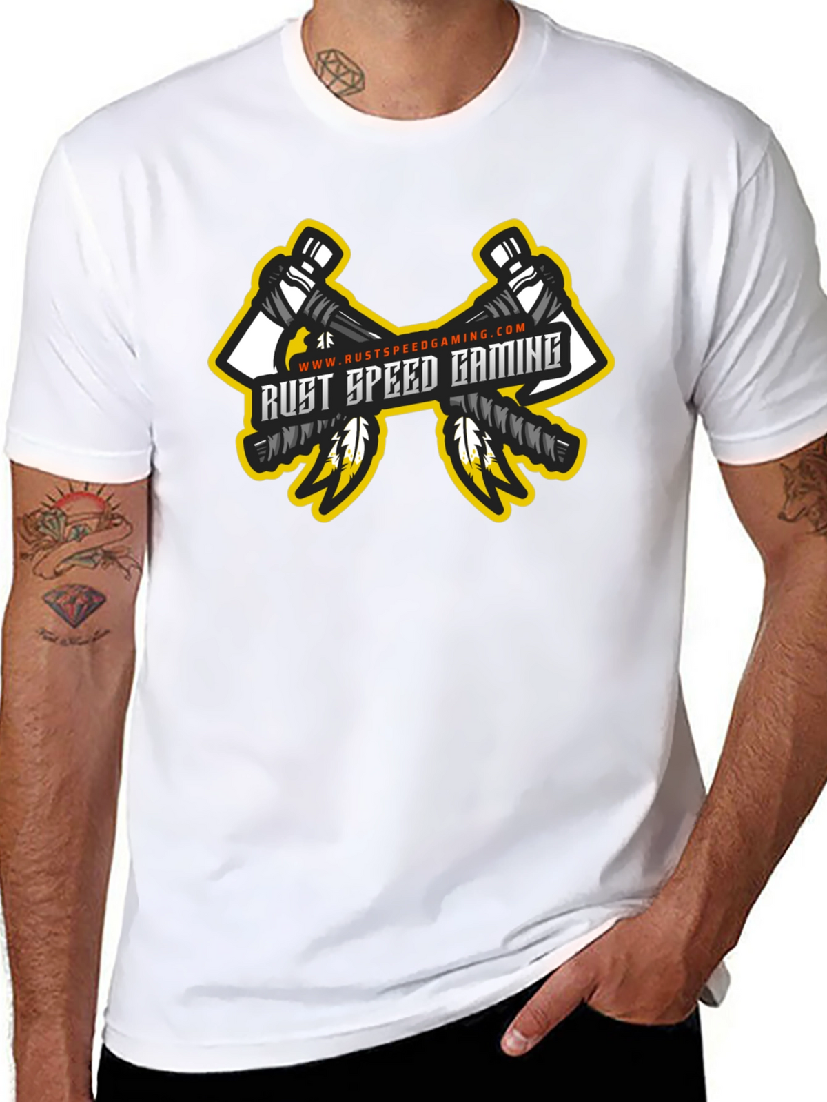 Rust Speed Gaming Black T-Shirt - Gamer Apparel