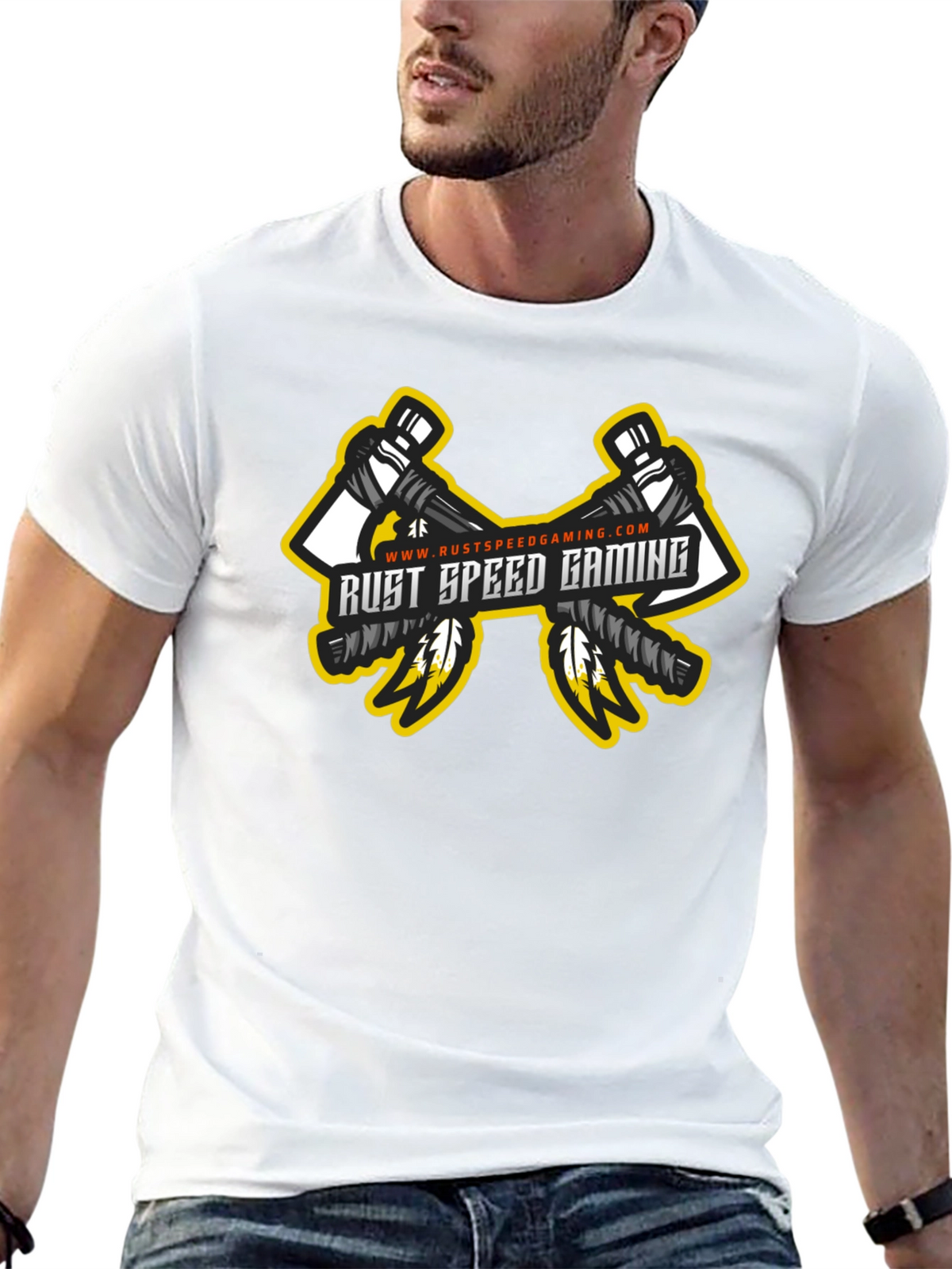 Rust Speed Gaming Black T-Shirt - Gamer Apparel