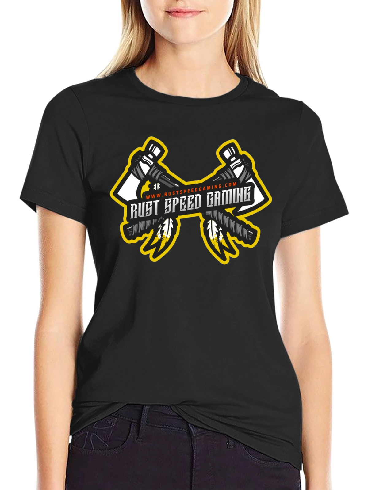 Rust Speed Gaming Black T-Shirt - Gamer Apparel
