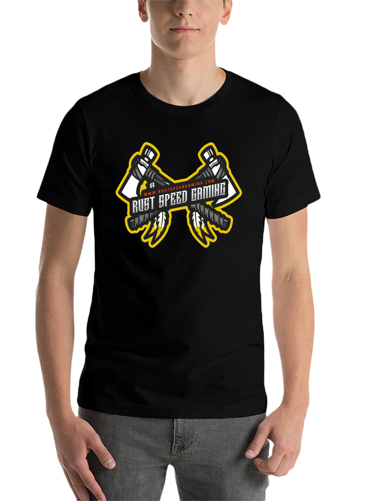 Rust Speed Gaming Black T-Shirt - Gamer Apparel