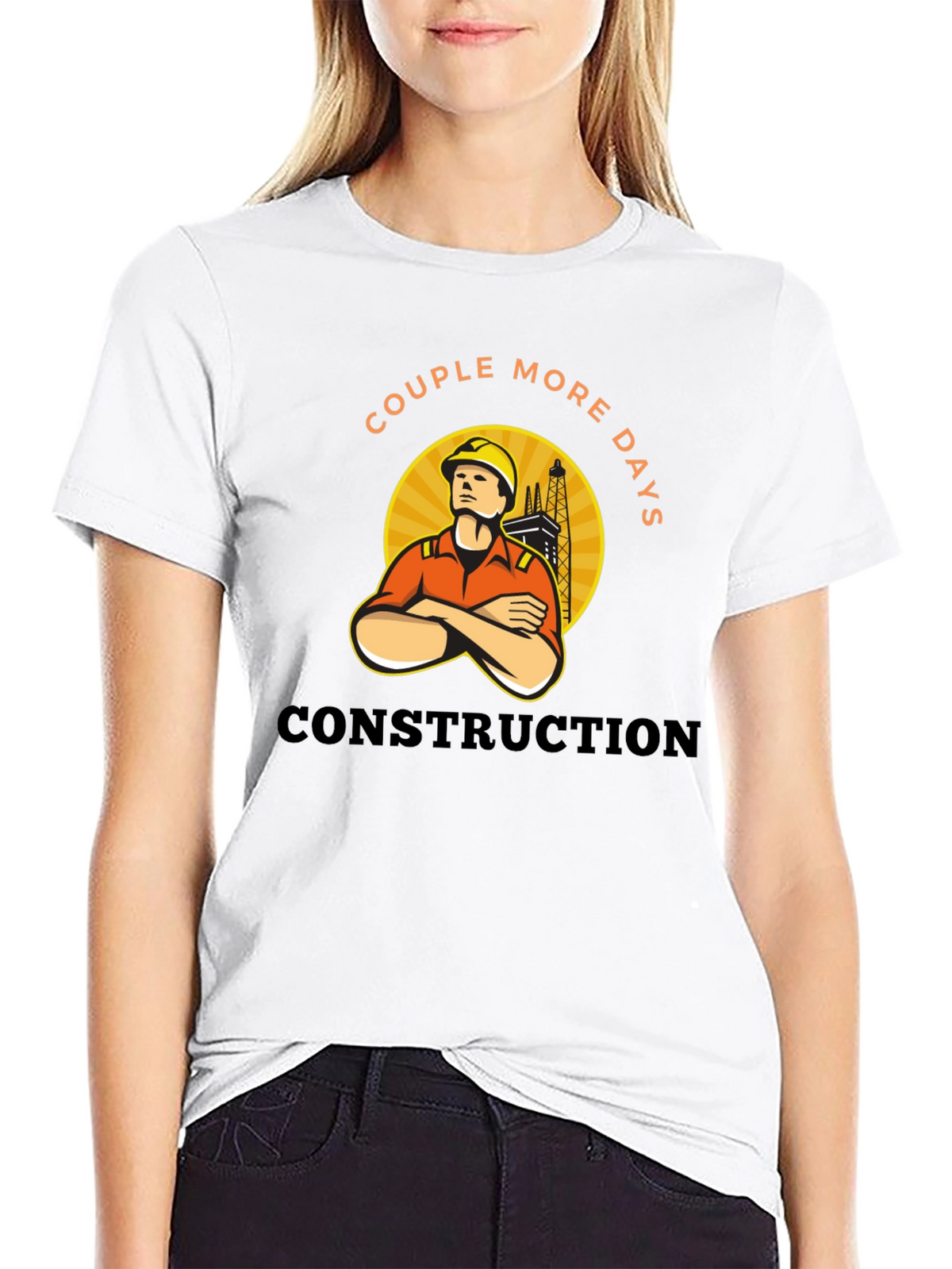 Construction Worker Tee - Couple More Days