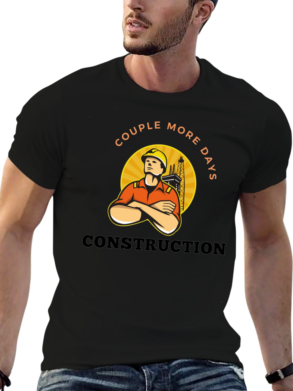 Construction Worker Tee - Couple More Days