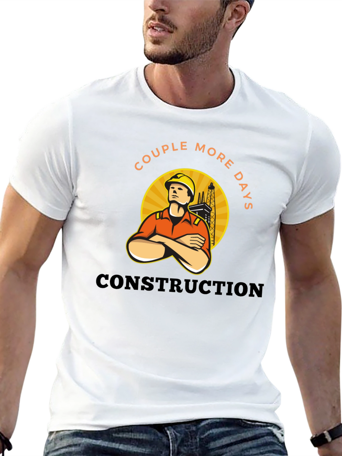 Construction Worker Tee - Couple More Days