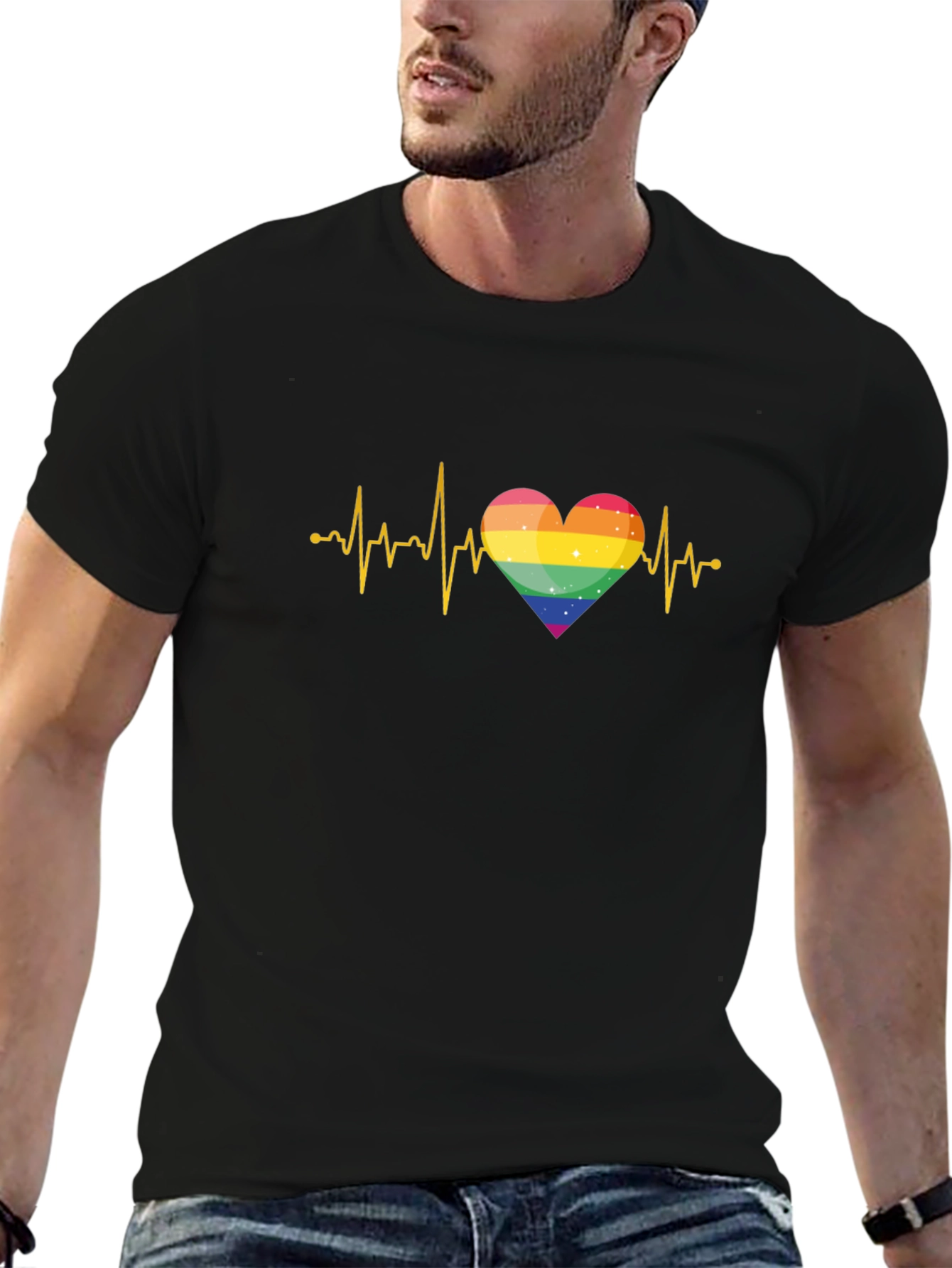 LGBT Heartbeat Pride T-Shirt