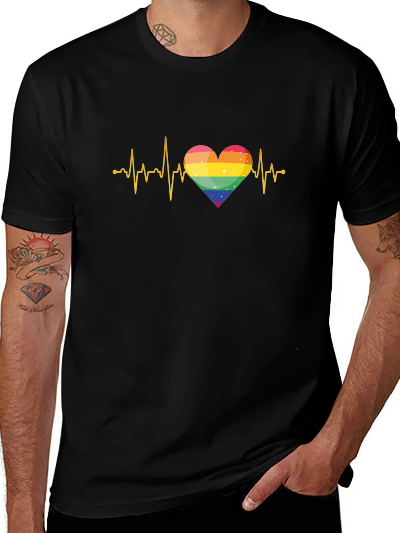 LGBT Heartbeat Pride T-Shirt