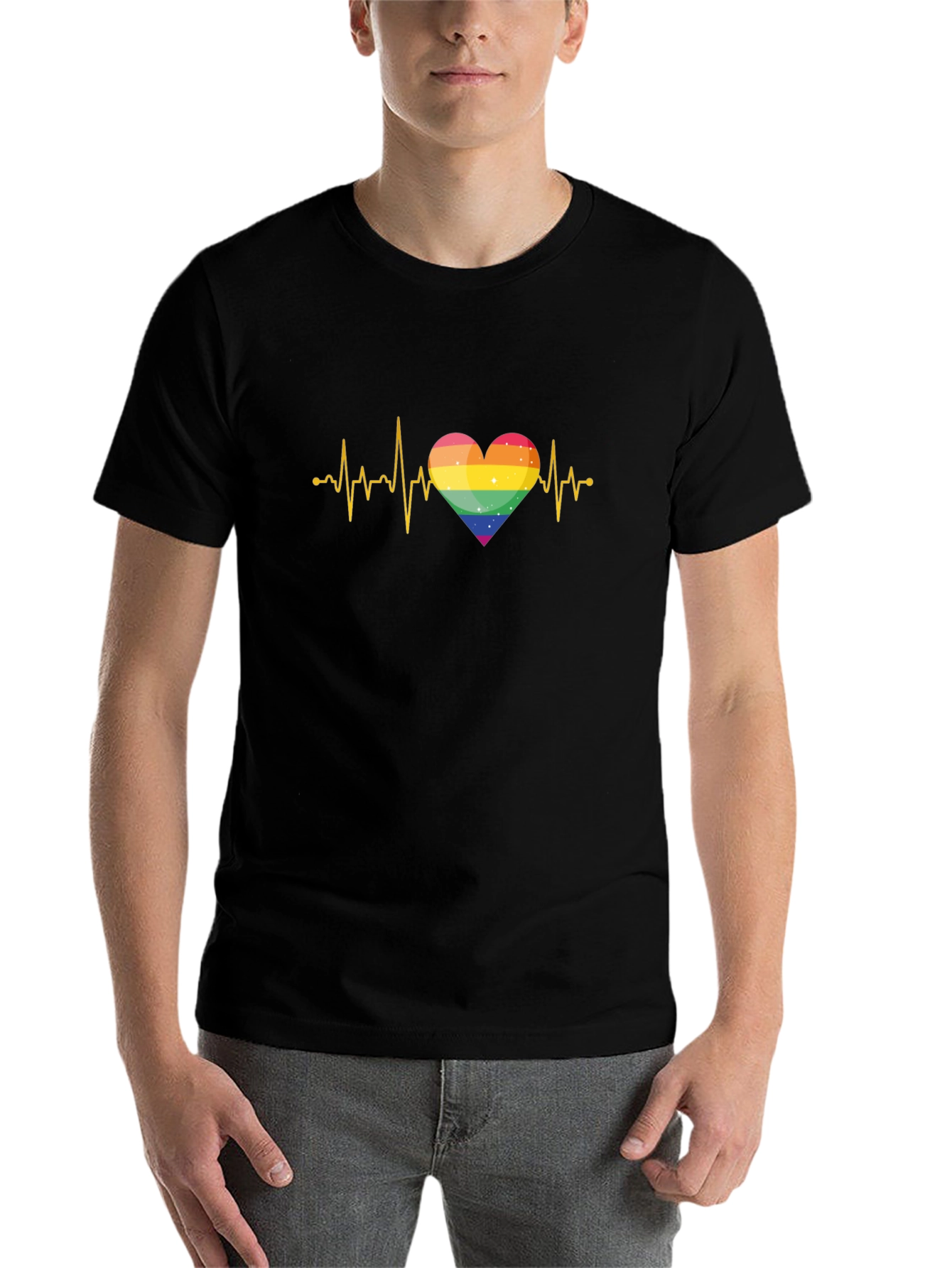 LGBT Heartbeat Pride T-Shirt