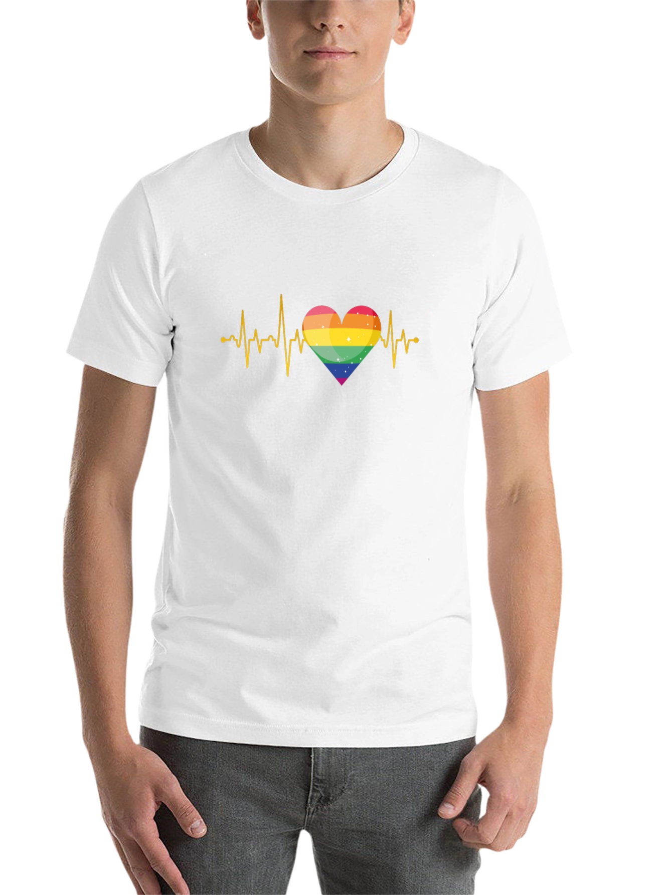 LGBT Heartbeat Pride T-Shirt