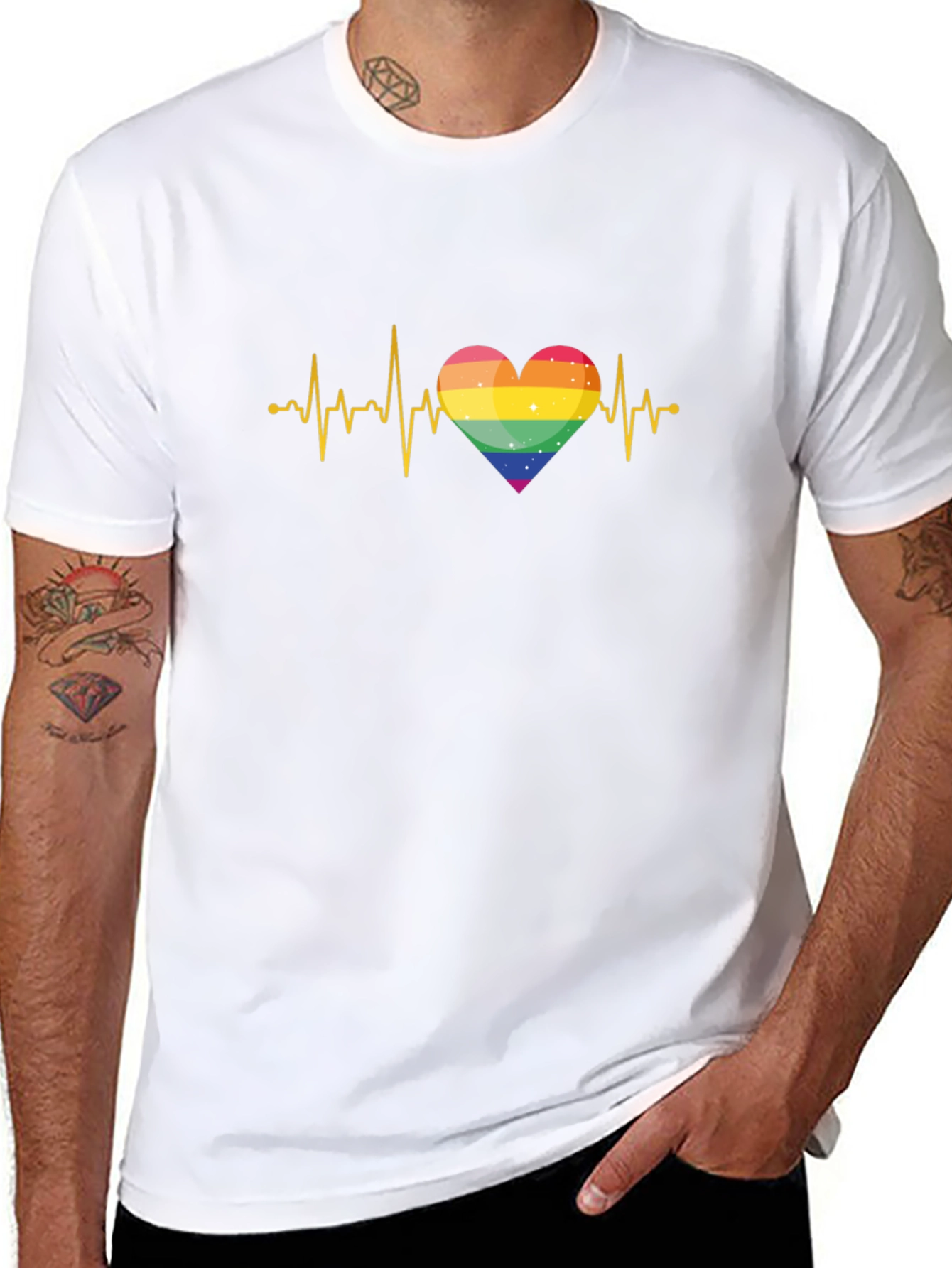 LGBT Heartbeat Pride T-Shirt