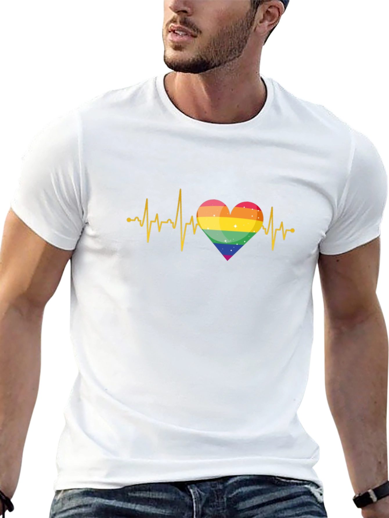 LGBT Heartbeat Pride T-Shirt