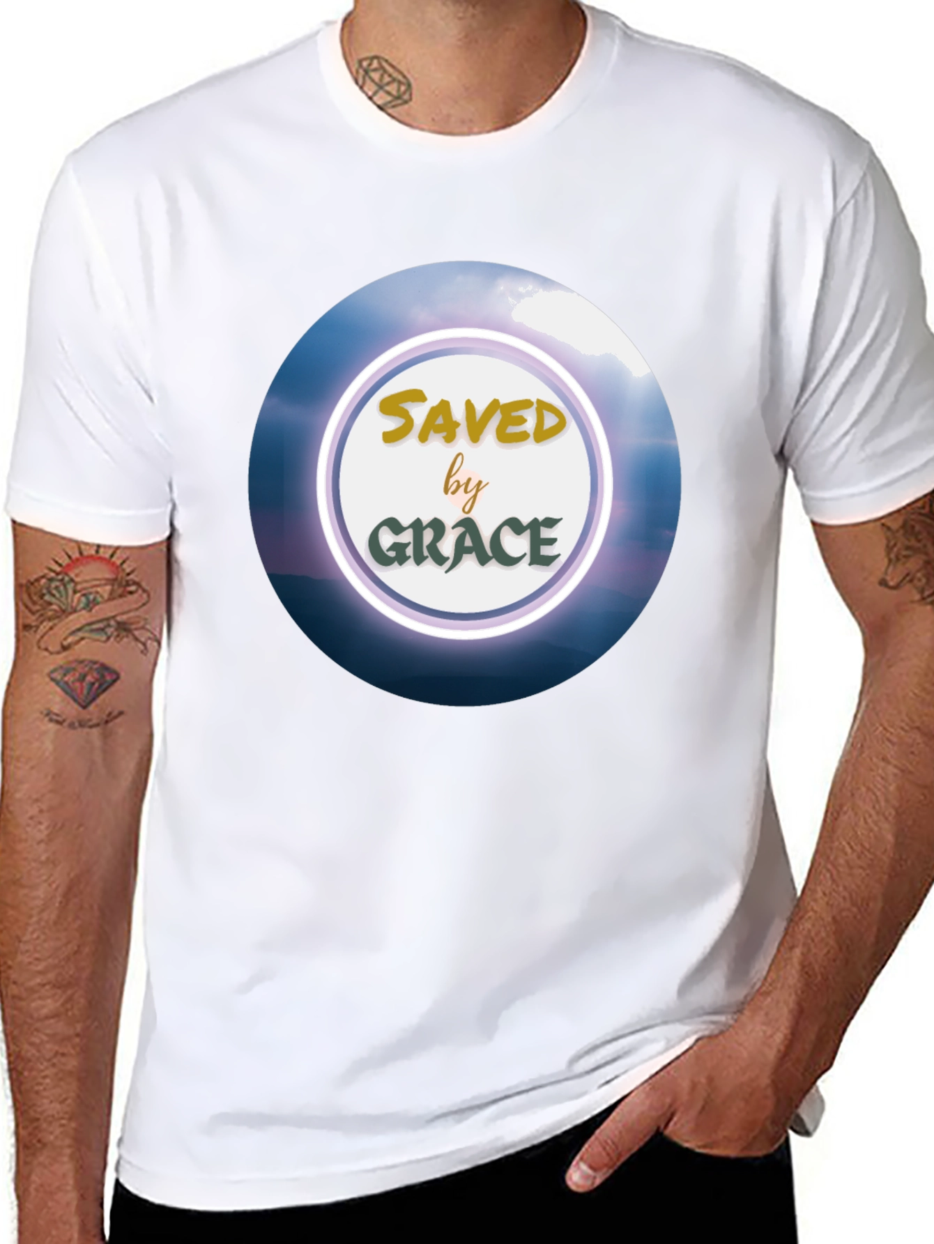 Saved by Grace T-Shirt Christian Apparel