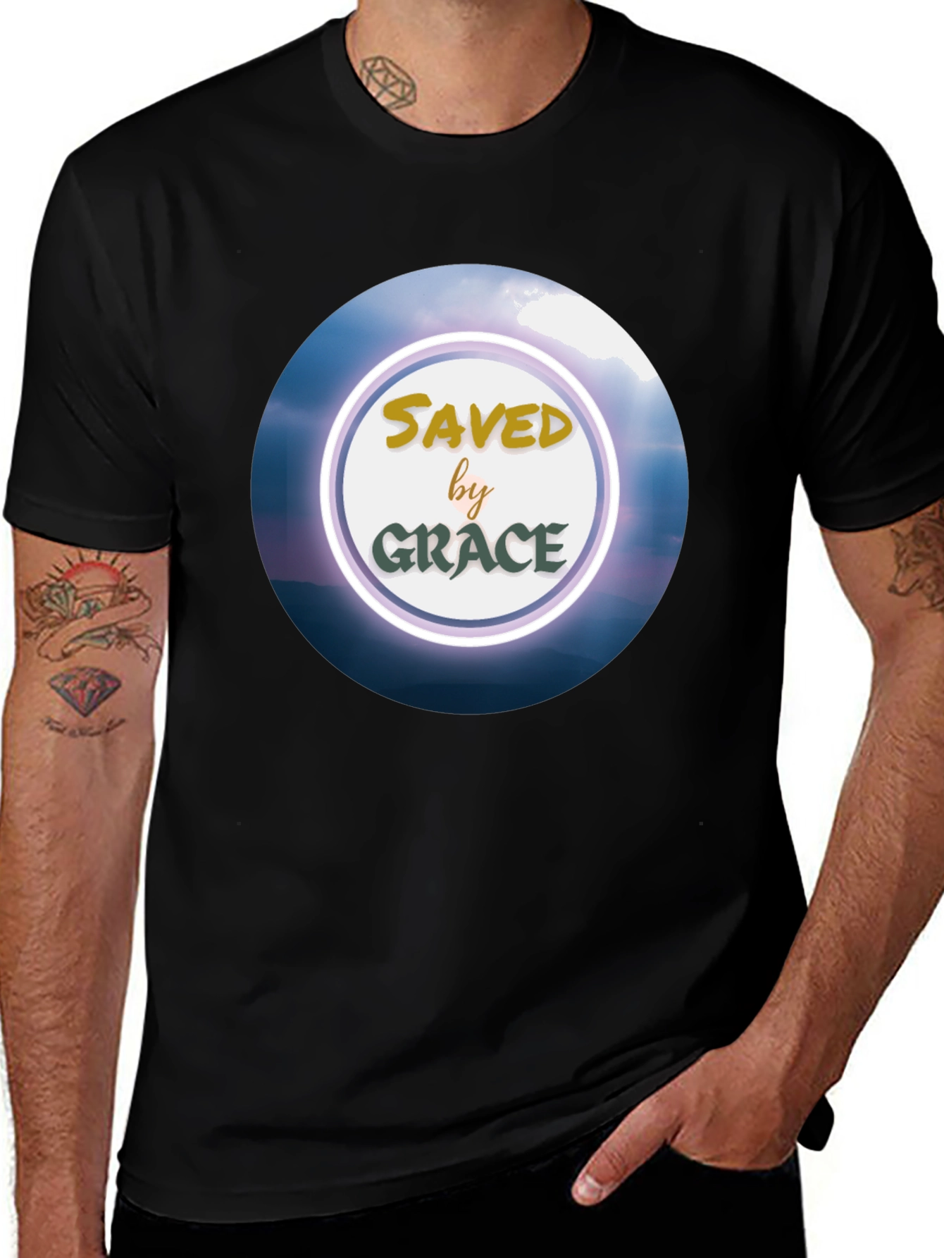 Saved by Grace T-Shirt Christian Apparel