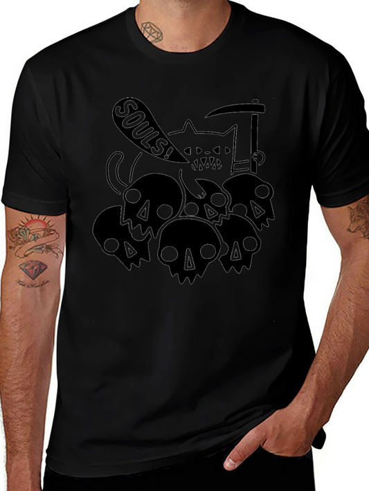Souls! Skull Cat Reaper T-Shirt