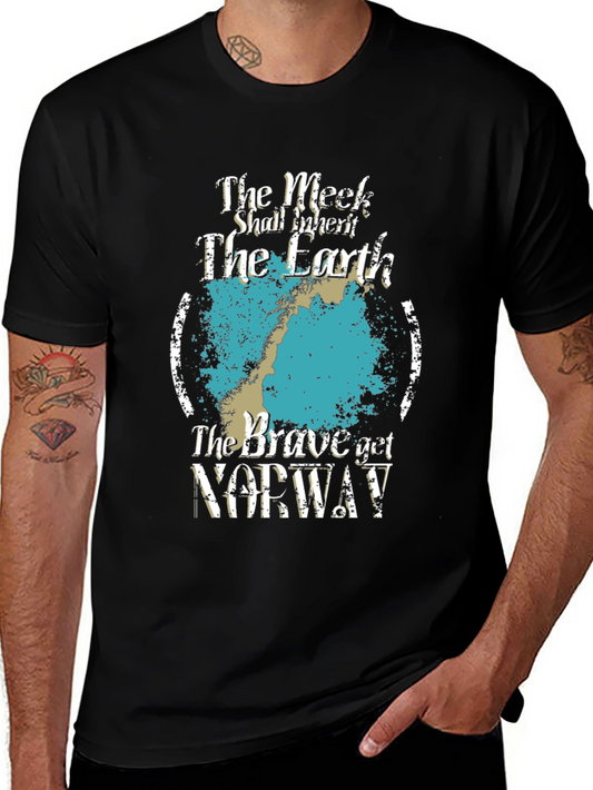The Meek Shall Inherit The Earth Norway Graphic Tee
