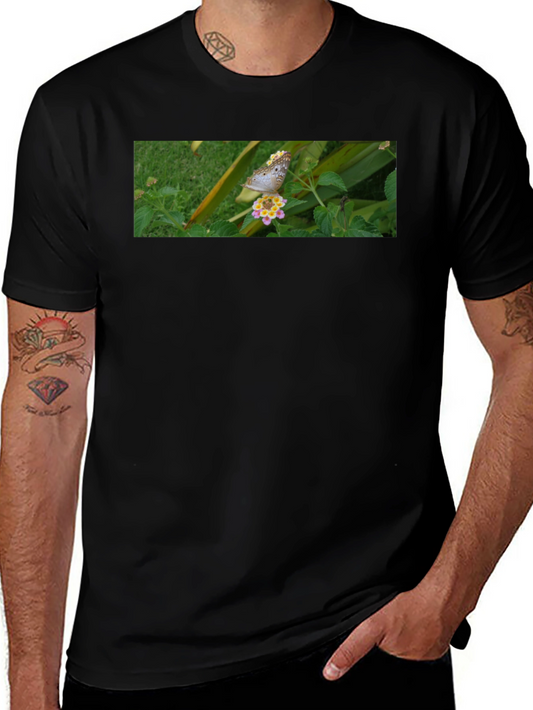 Butterfly on Flower Graphic Tee