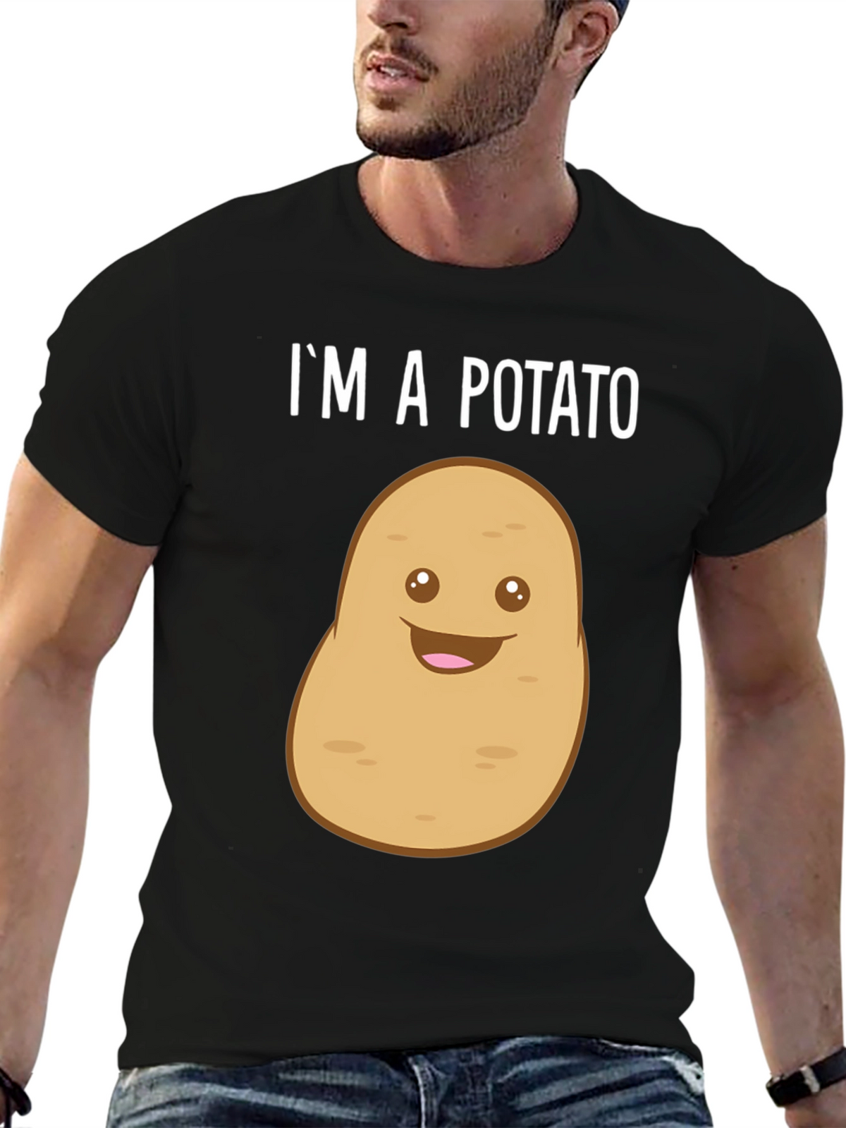 Funny Potato T-Shirt - Im A Potato Graphic Tee