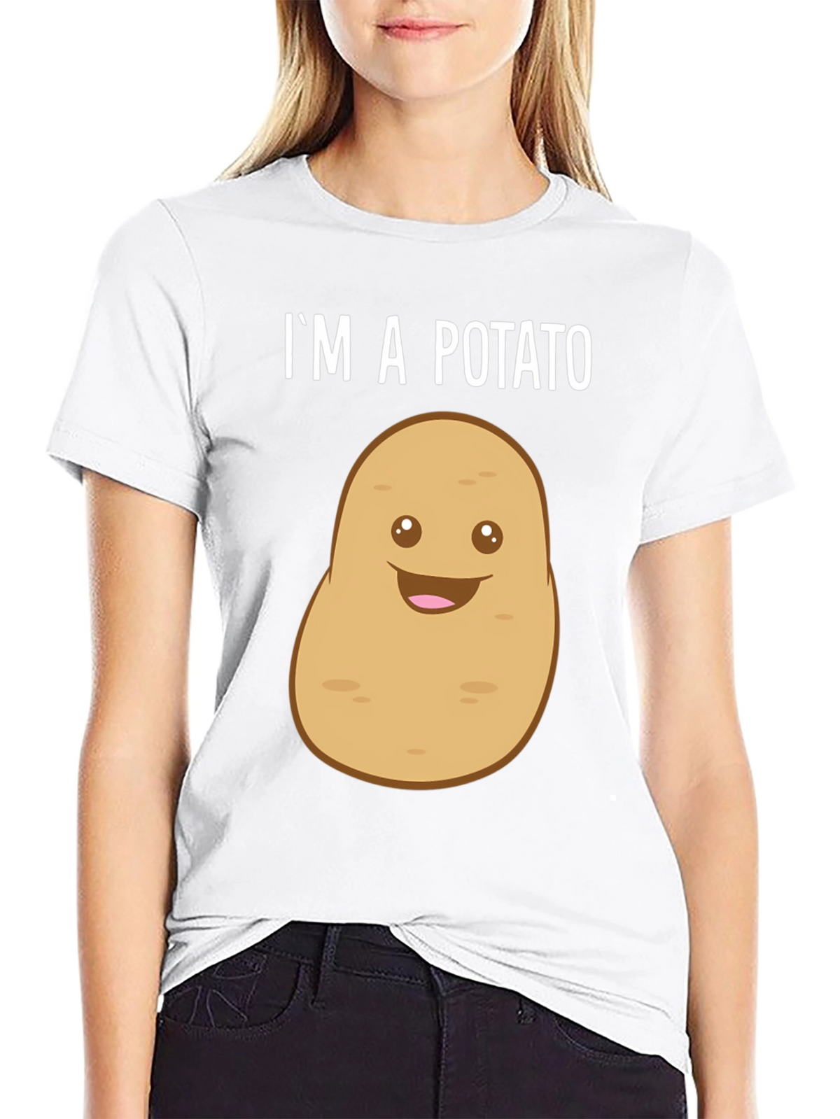 Funny Potato T-Shirt - Im A Potato Graphic Tee