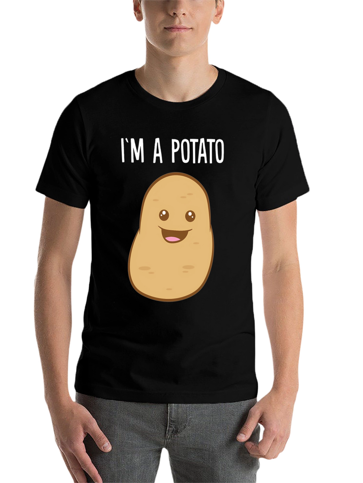 Funny Potato T-Shirt - Im A Potato Graphic Tee
