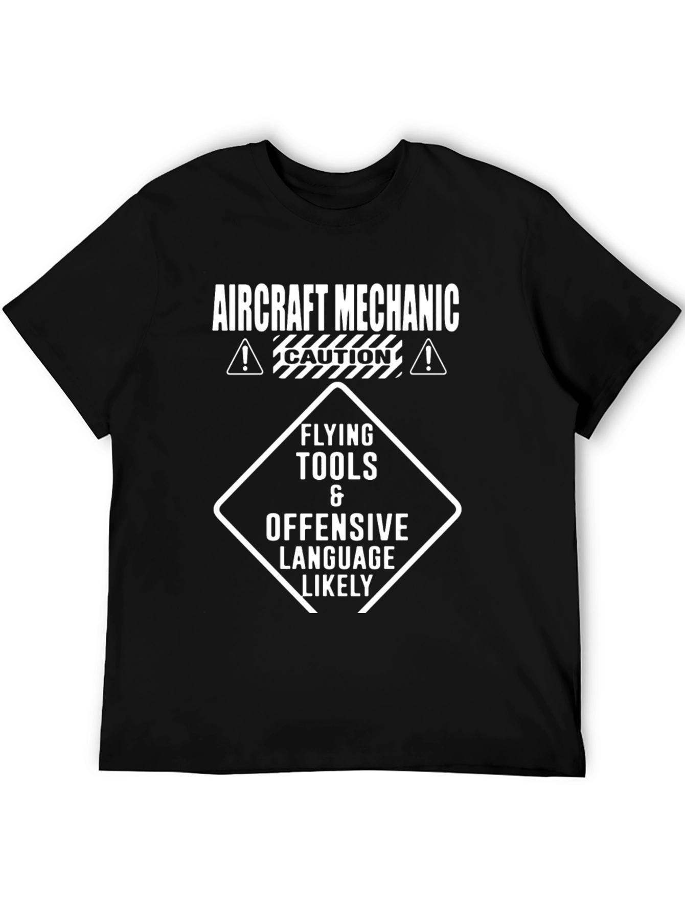 Aircraft Mechanic Caution T-Shirt