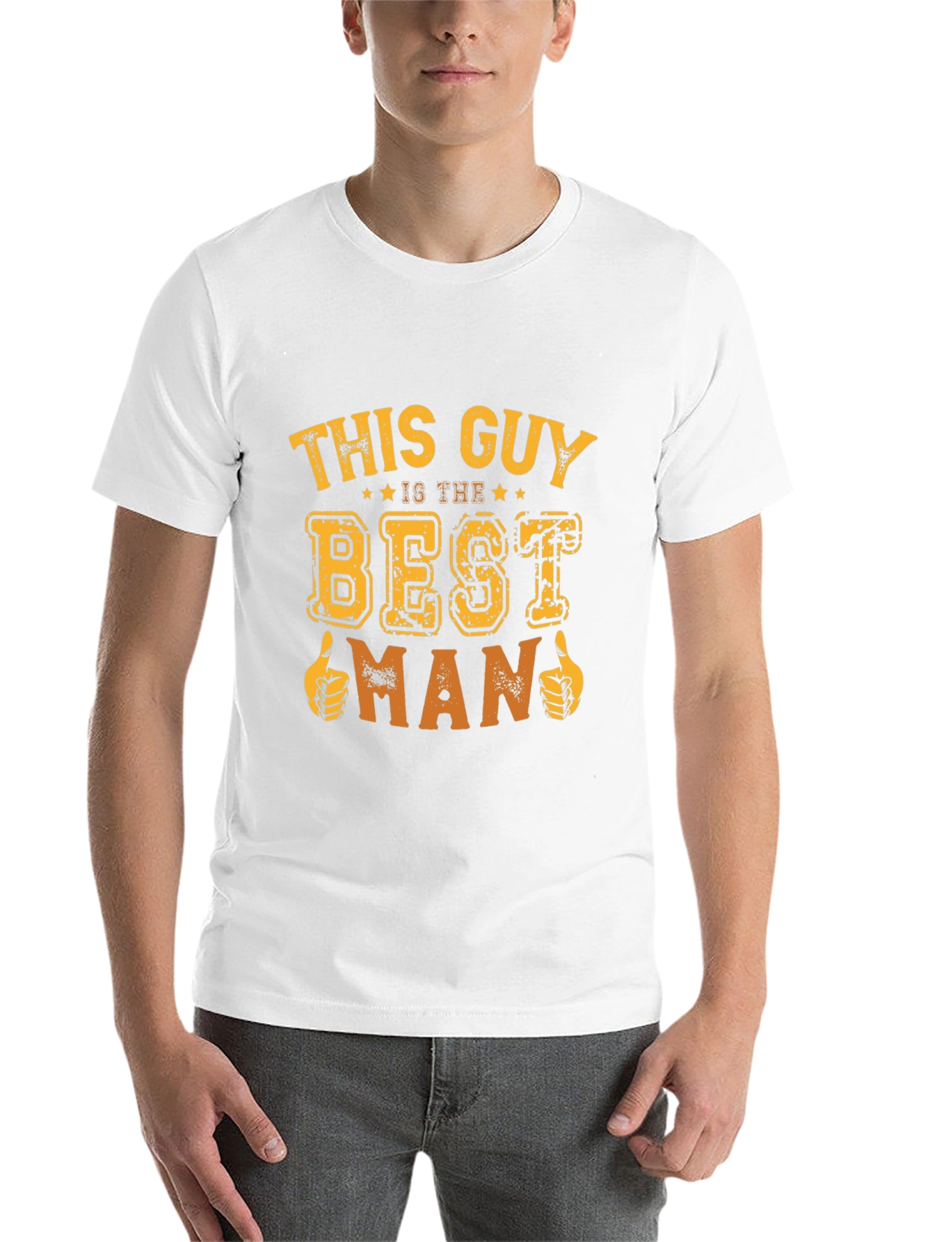 Best Man T-Shirt Funny Wedding Party Tee