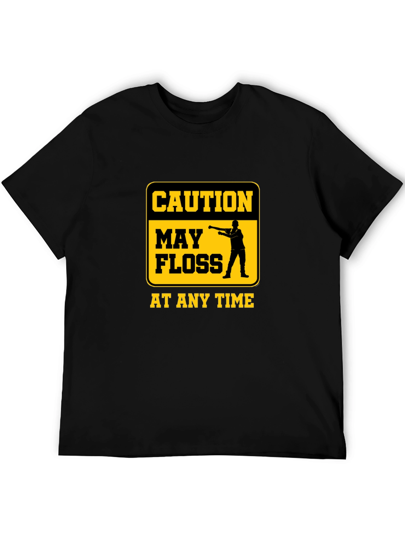 Caution May Floss At Any Time Graphic Tee