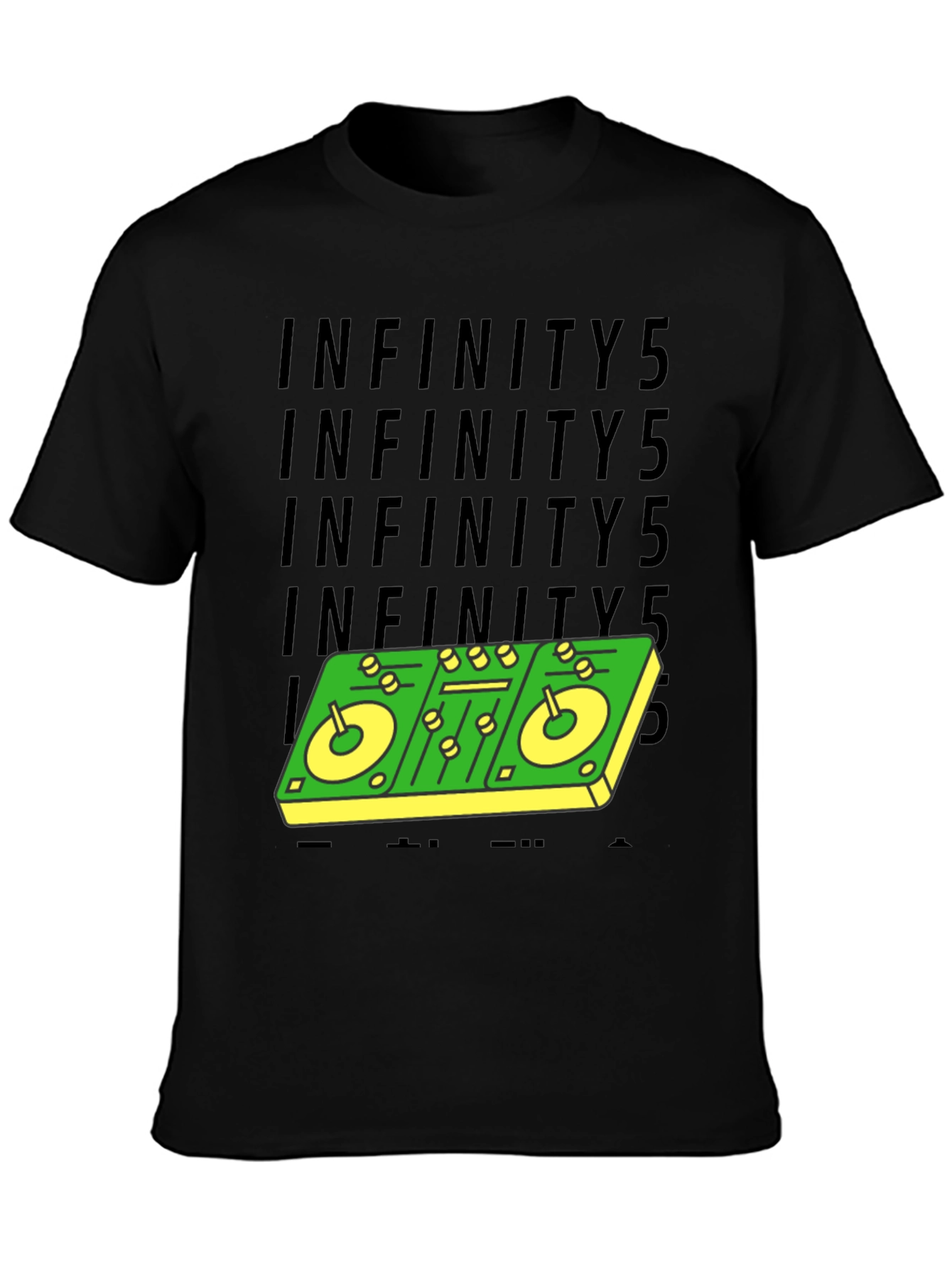 DJ Mixer Graphic Tee - Infinity5 Design
