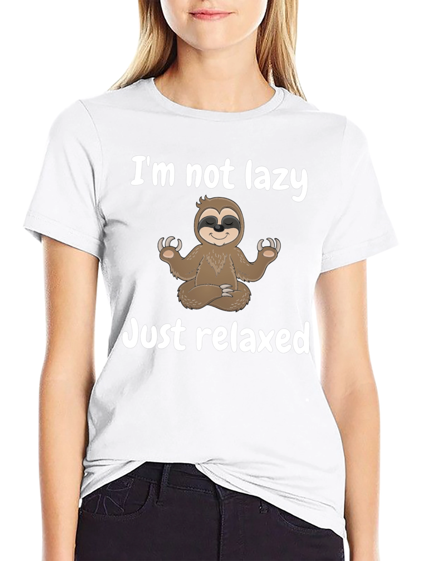 Relaxed Sloth T-Shirt - Im Not Lazy
