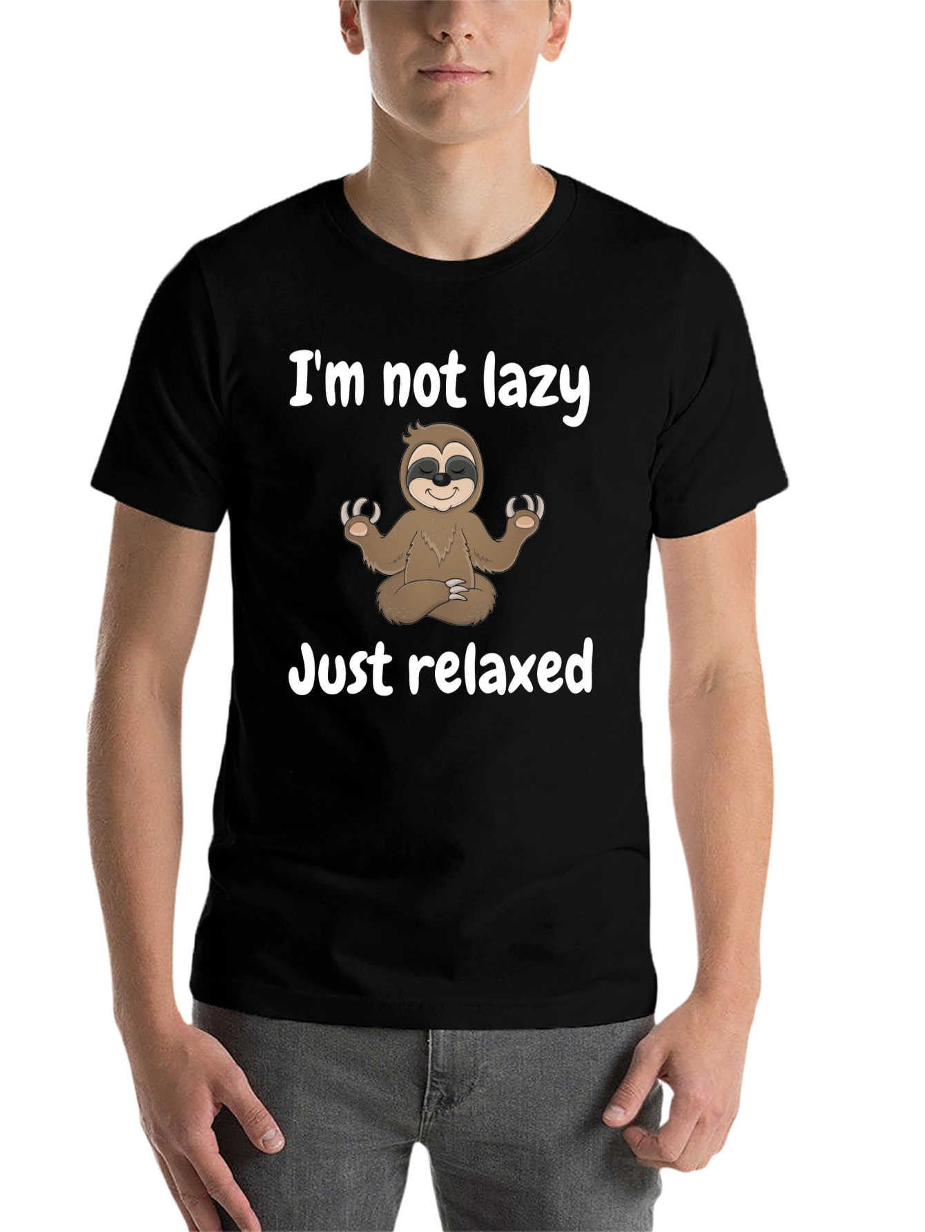 Relaxed Sloth T-Shirt - Im Not Lazy