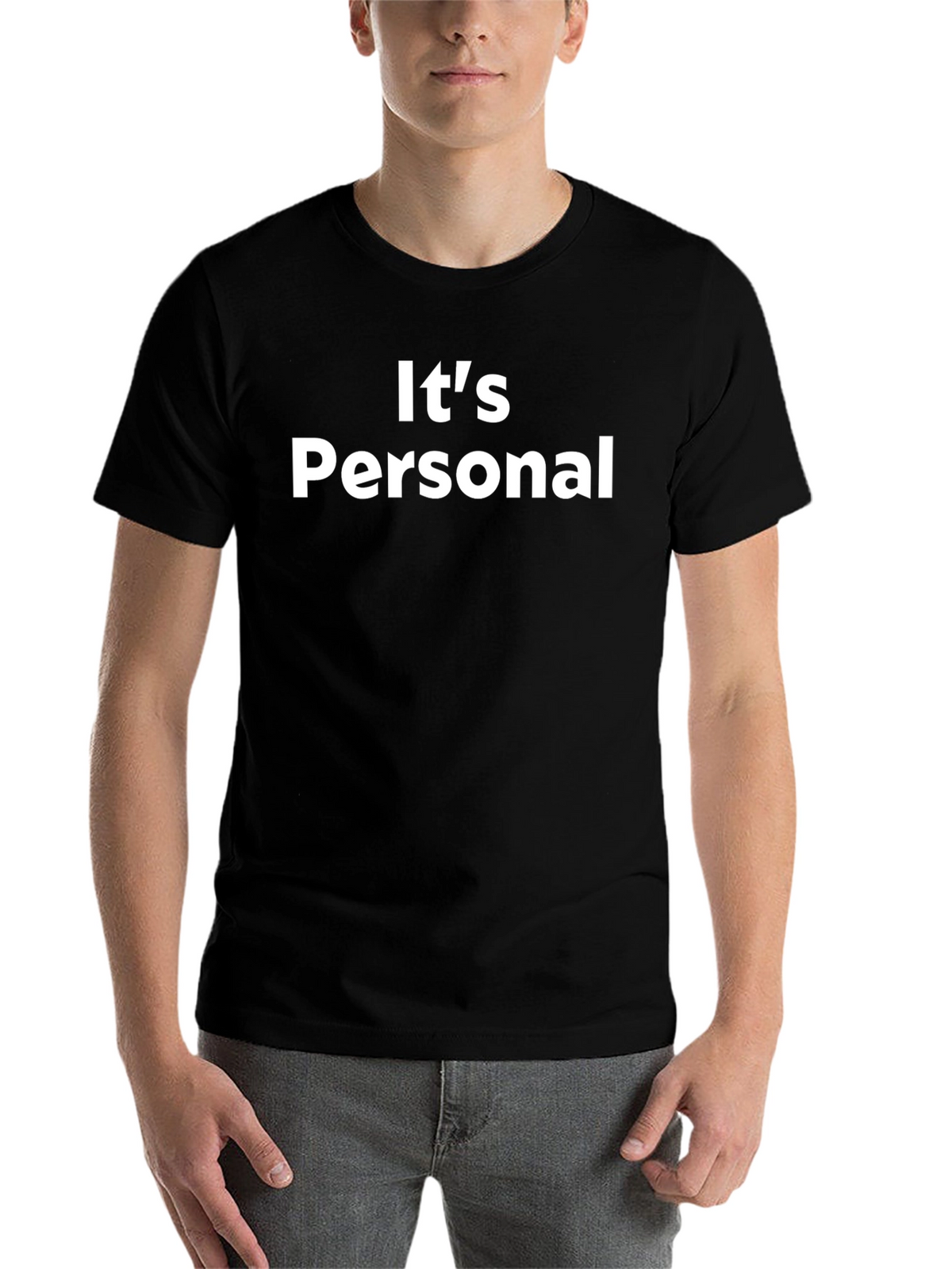 Its Personal Tee - Classic Black Graphic T-Shirt