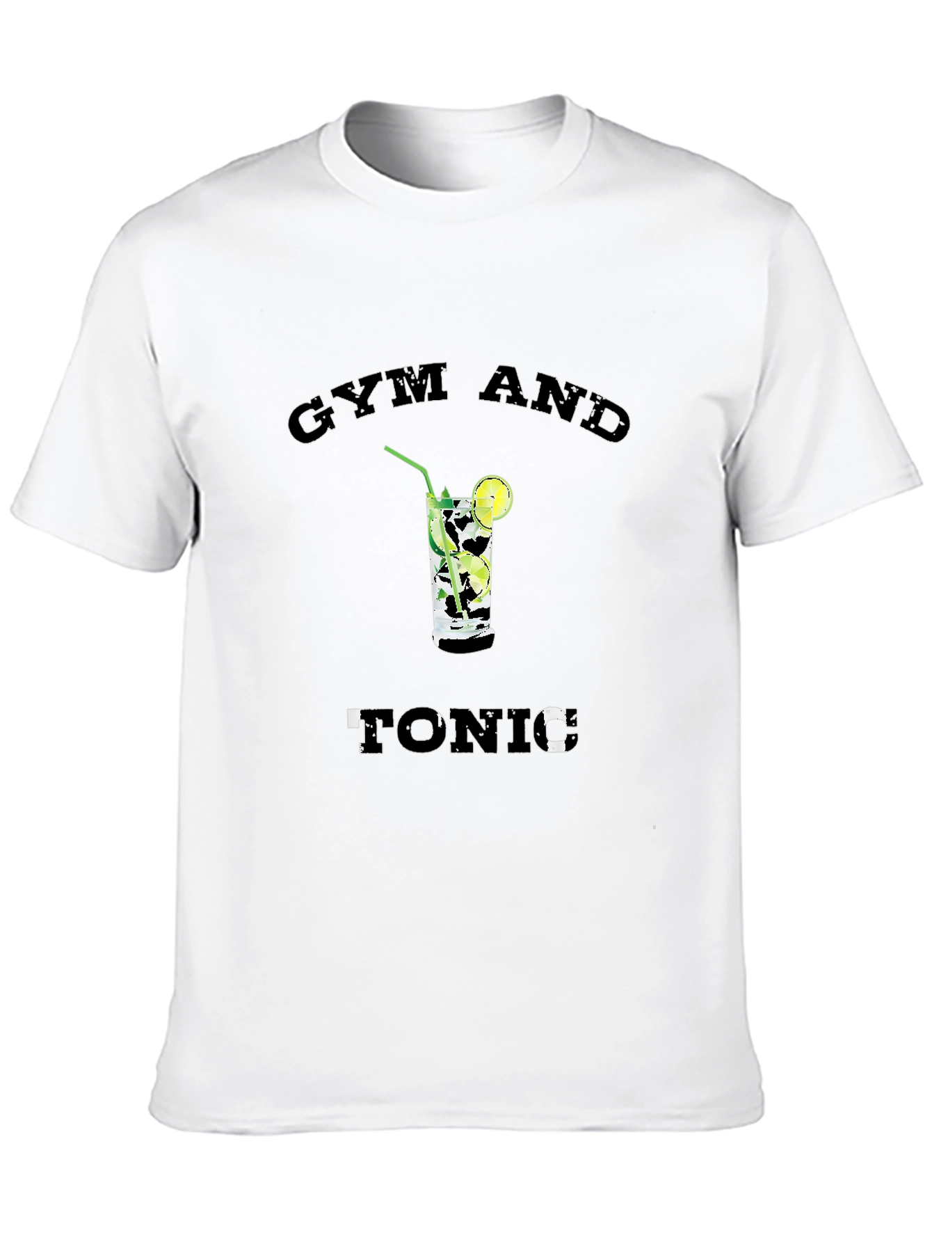 Gym and Tonic Graphic T-Shirt - Black