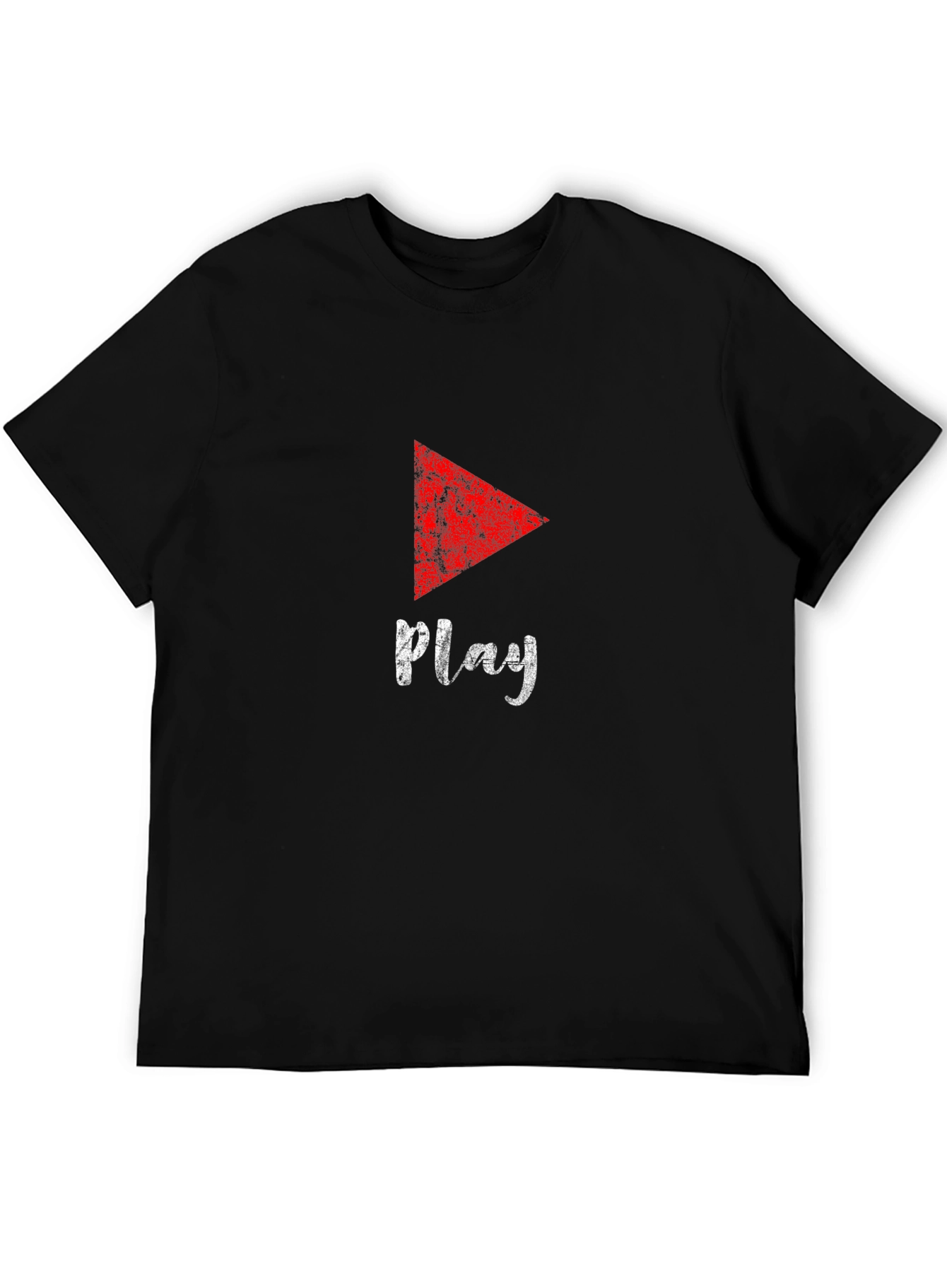 Retro Play T-Shirt - Black Cotton Tee